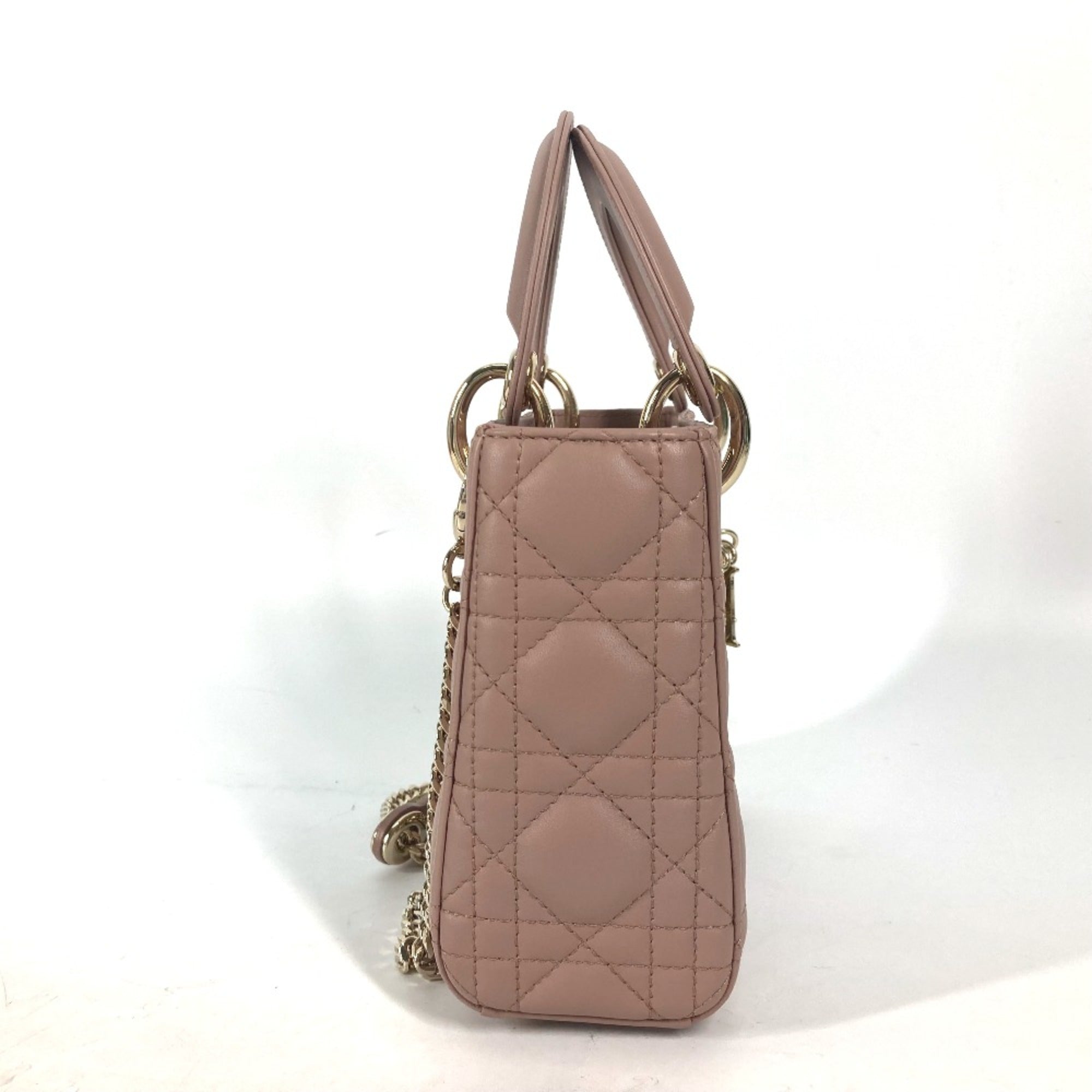 Christian Dior Beige Leather Handbag (Pre-Owned)