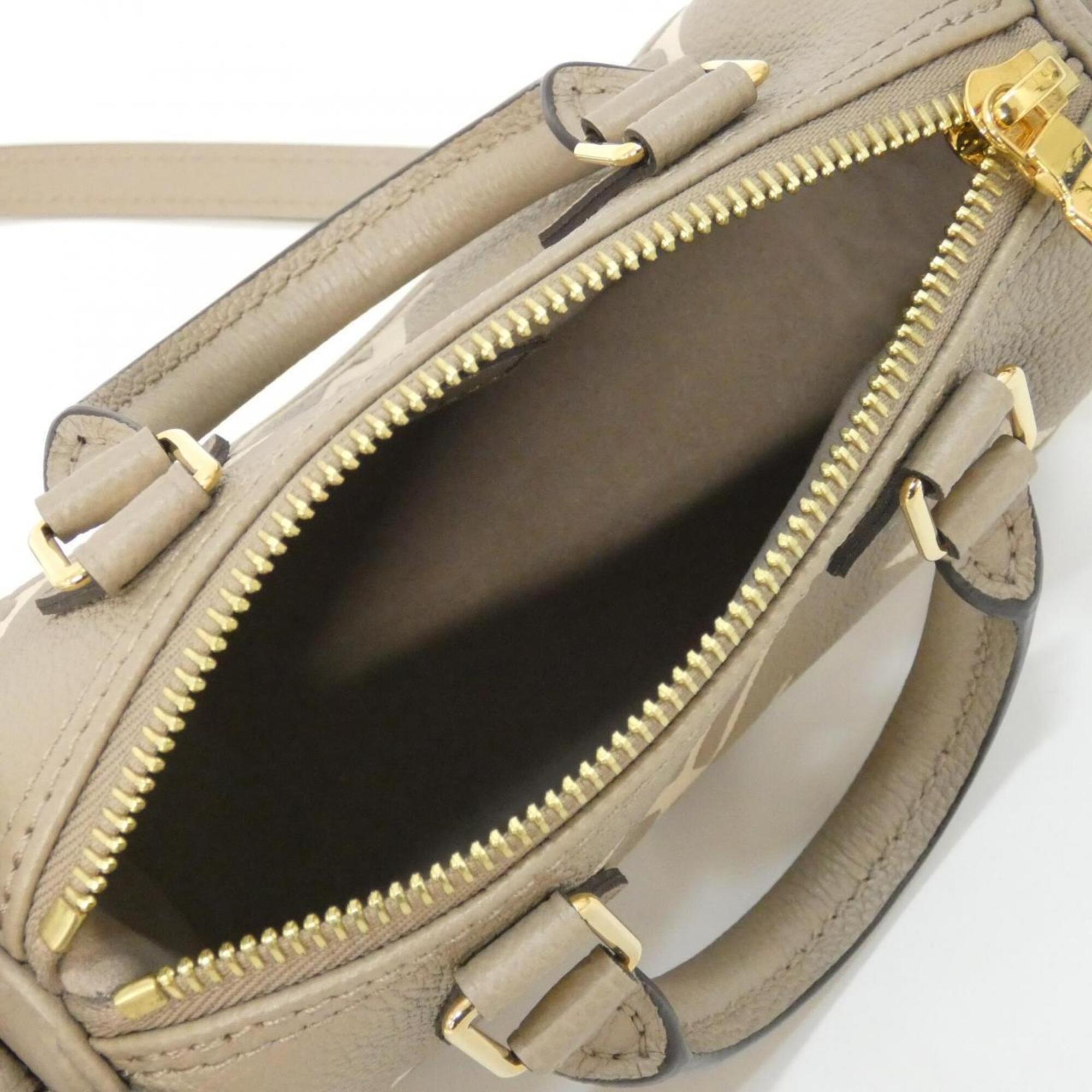 Louis Vuitton Cream Tourterelle Leather Boston Bag (Pre-Owned)
