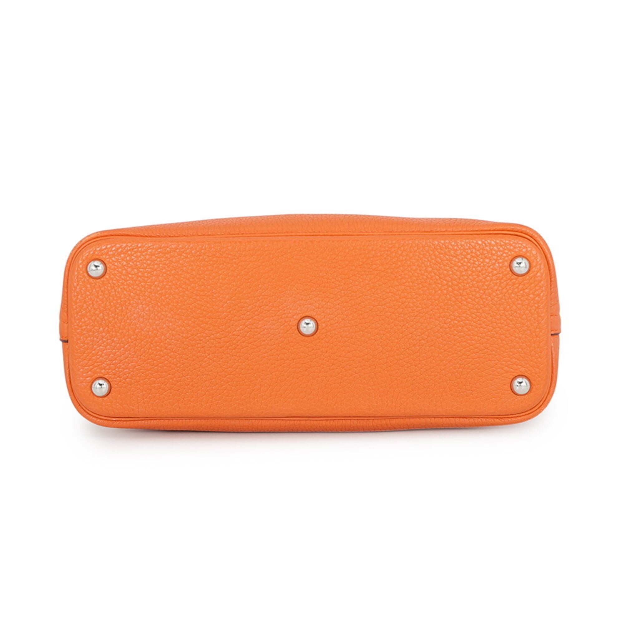 Hermes Bolide Orange Taurillon Clemence Leather Handbag Shoulder Bag (Pre-Owned)