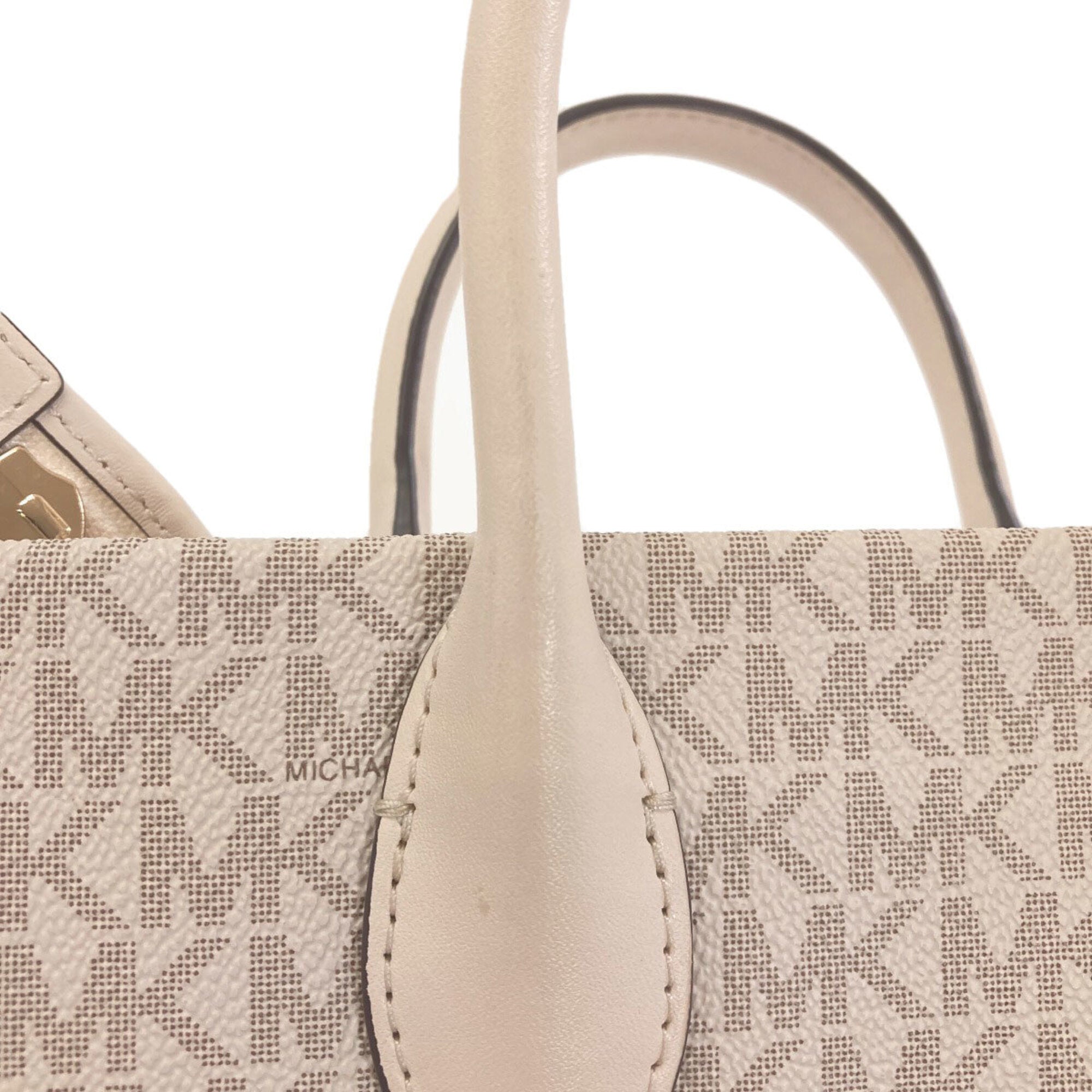 Michael Kors White Pvc Handbag (Pre-Owned)