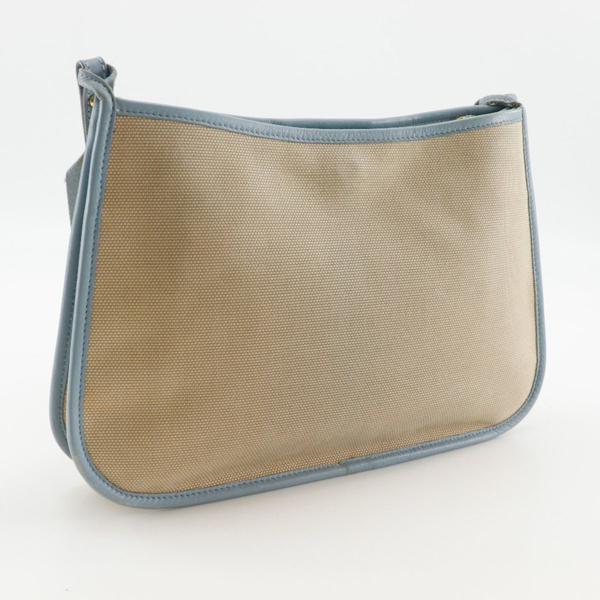 Fendi Beige Canvas Shoulder Bag (Pre-Owned)