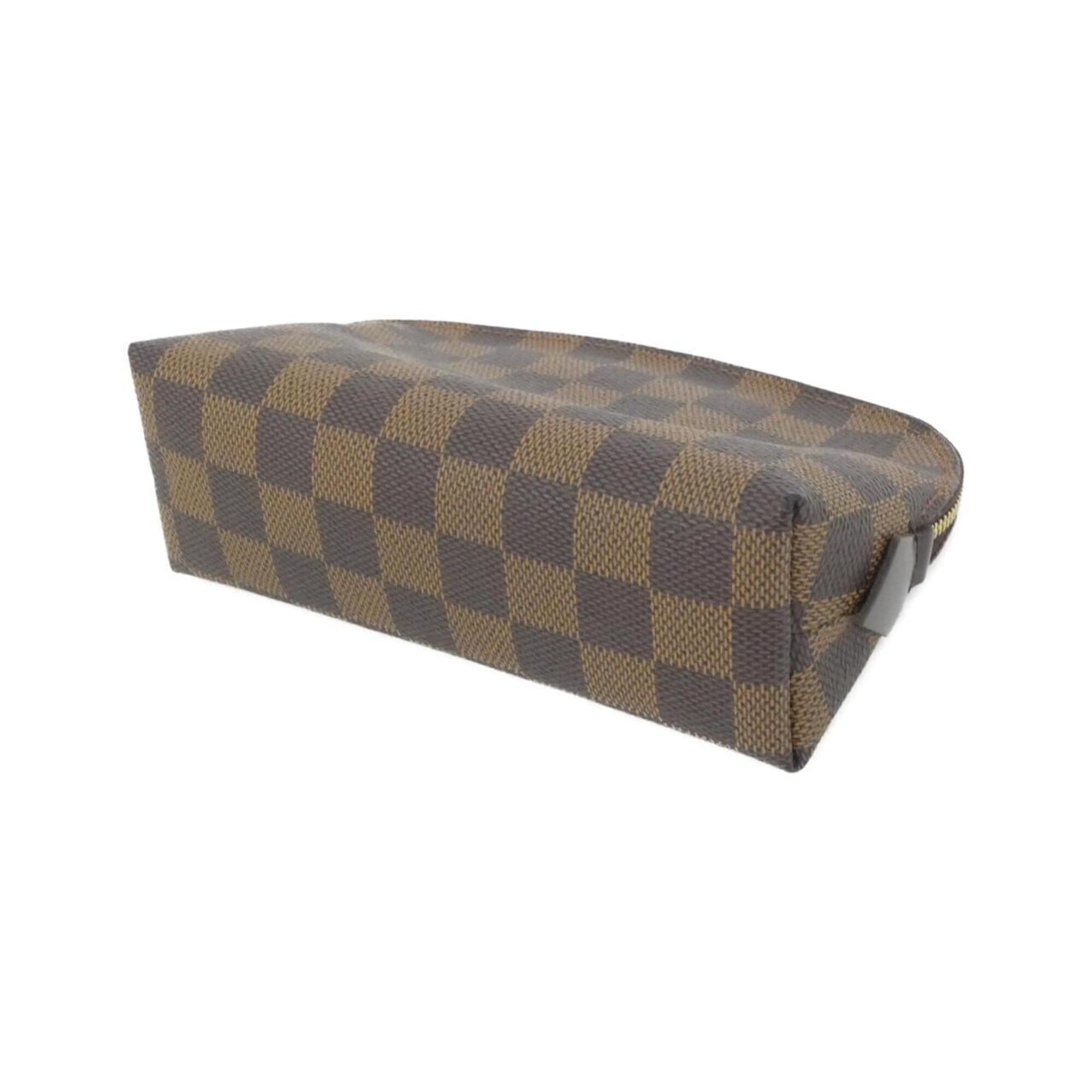 Louis Vuitton Ebene Coated Canvas Handbag Pochette Pouch (Pre-Owned)