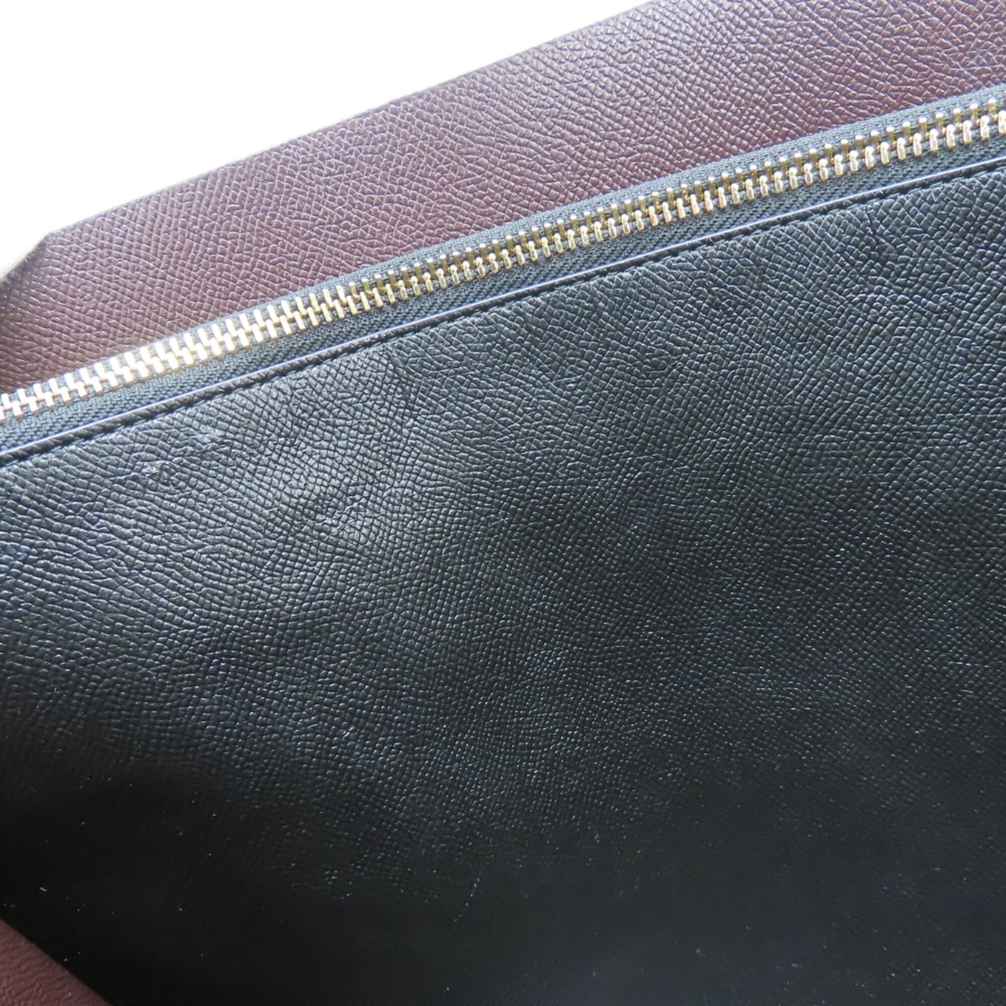 Coach Signature Black Brown Pvc Leather Tote Bag (Pre-Owned)