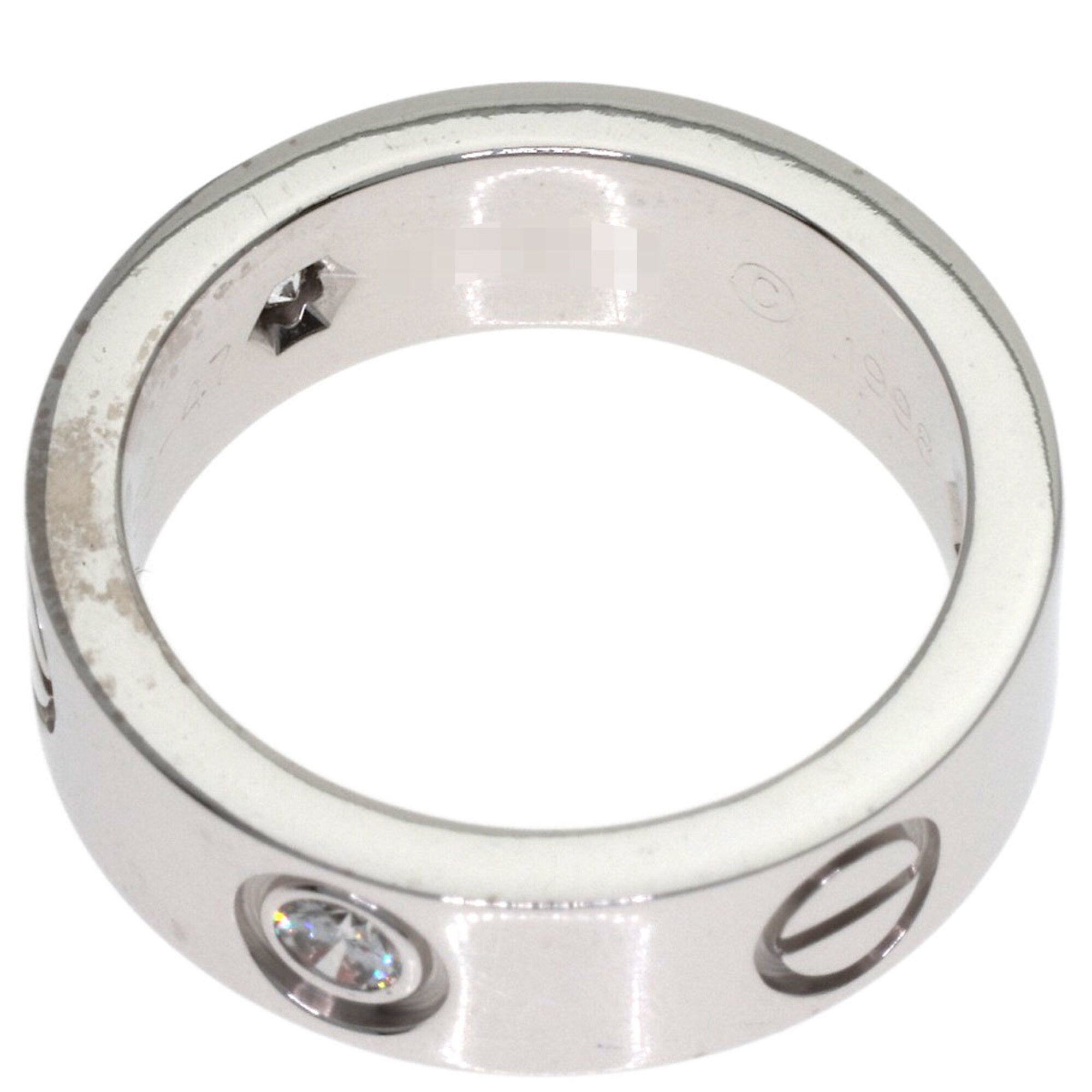 Cartier Love White Gold (18K) Band Ring (Pre-Owned)