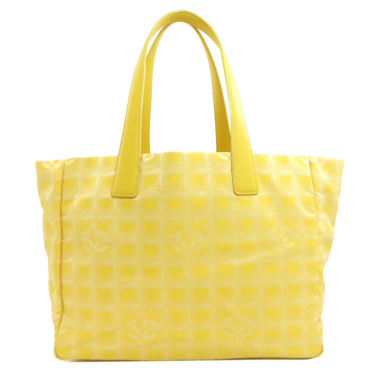 Chanel Yellow Nylon Tote Bag (Pre-Owned)