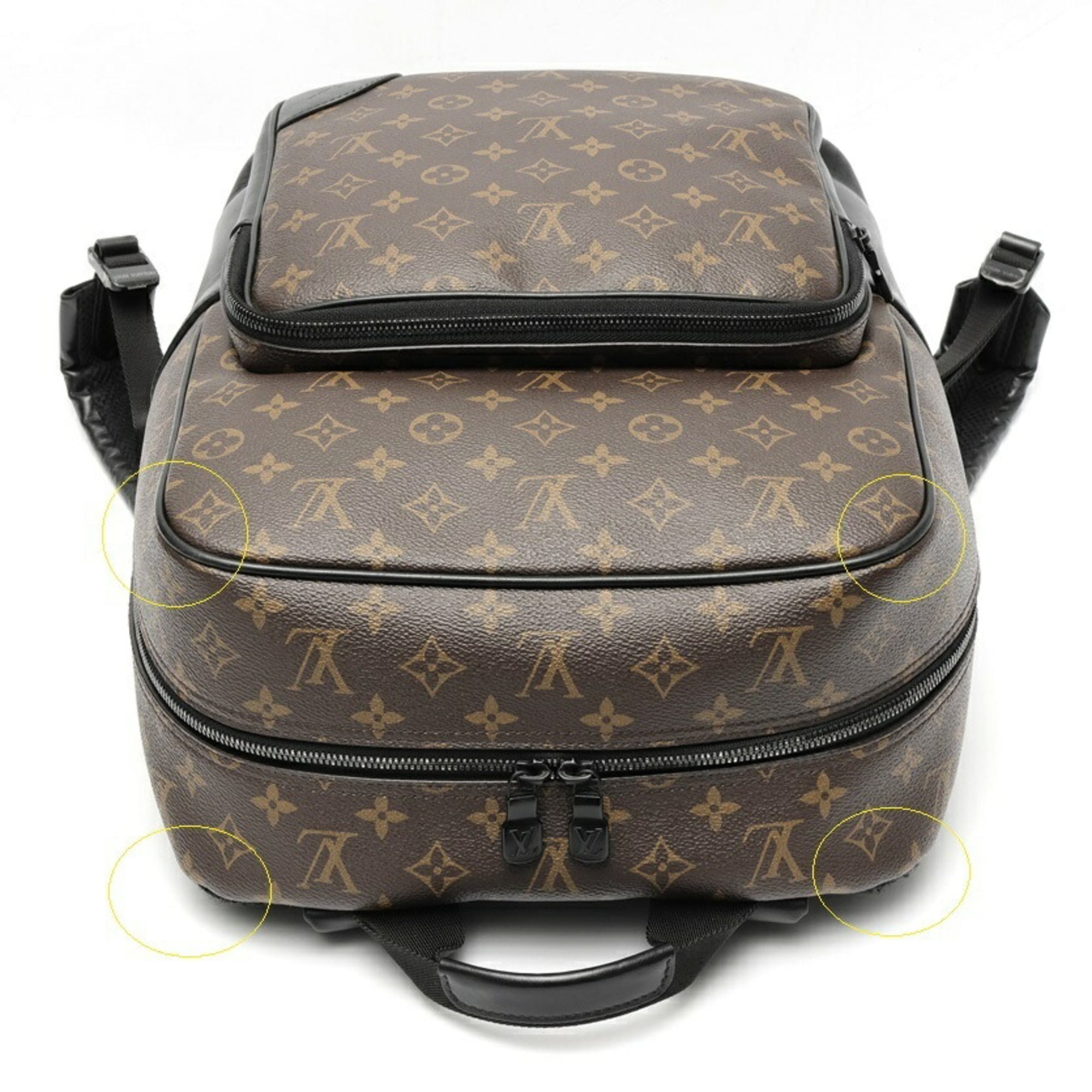 Louis Vuitton Monogram Macassar Black Monogram Macassar Backpack (Pre-Owned)