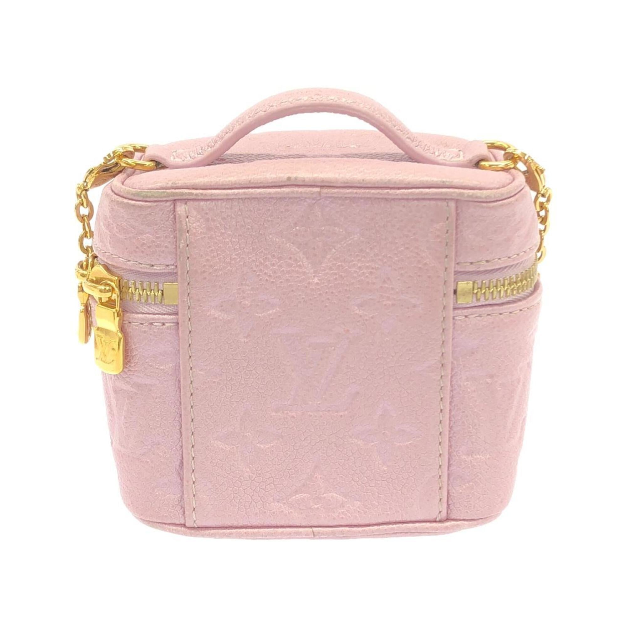 Louis Vuitton Purple Leather Handbag (Pre-Owned)