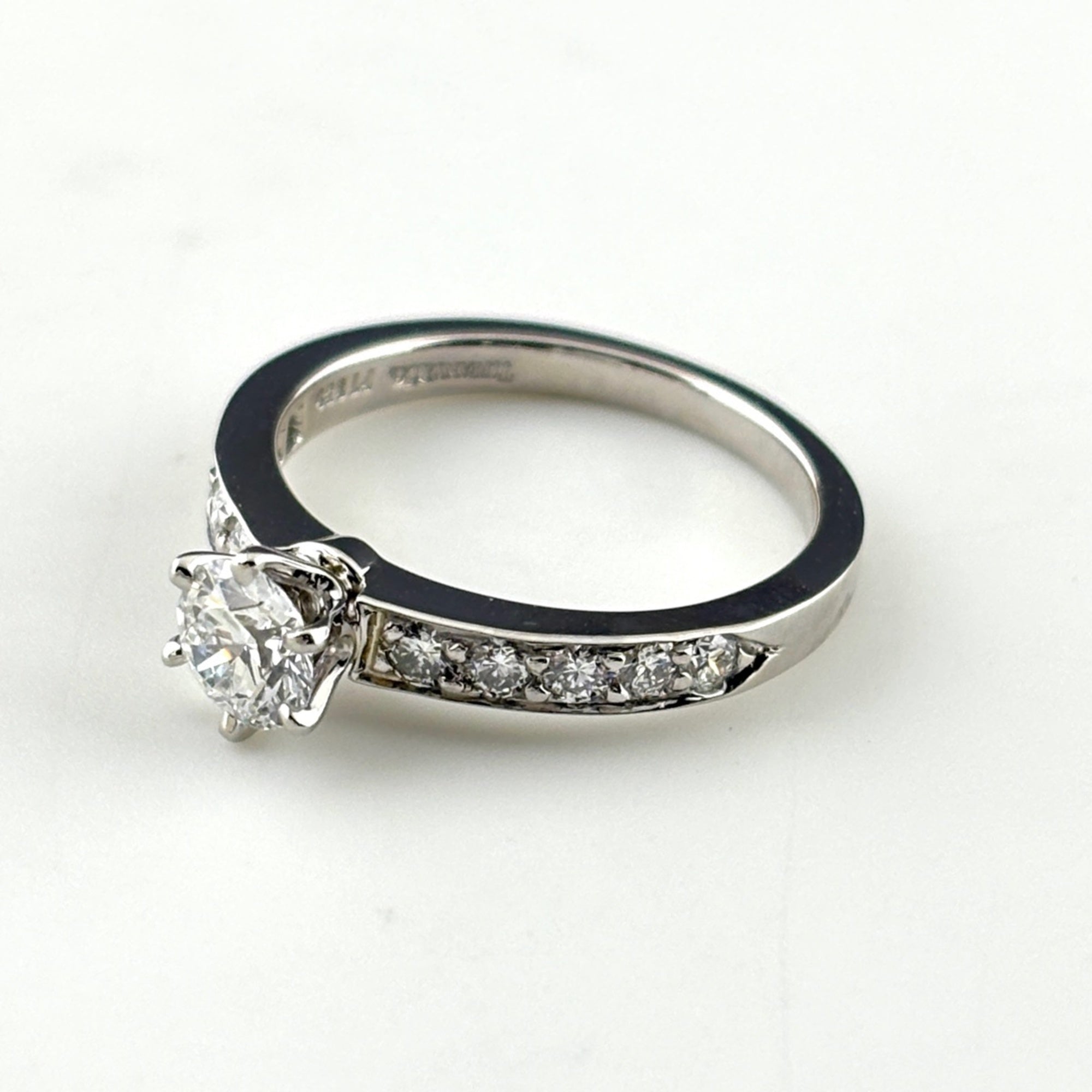 Tiffany Platinum 950 Band Ring (Pre-Owned)