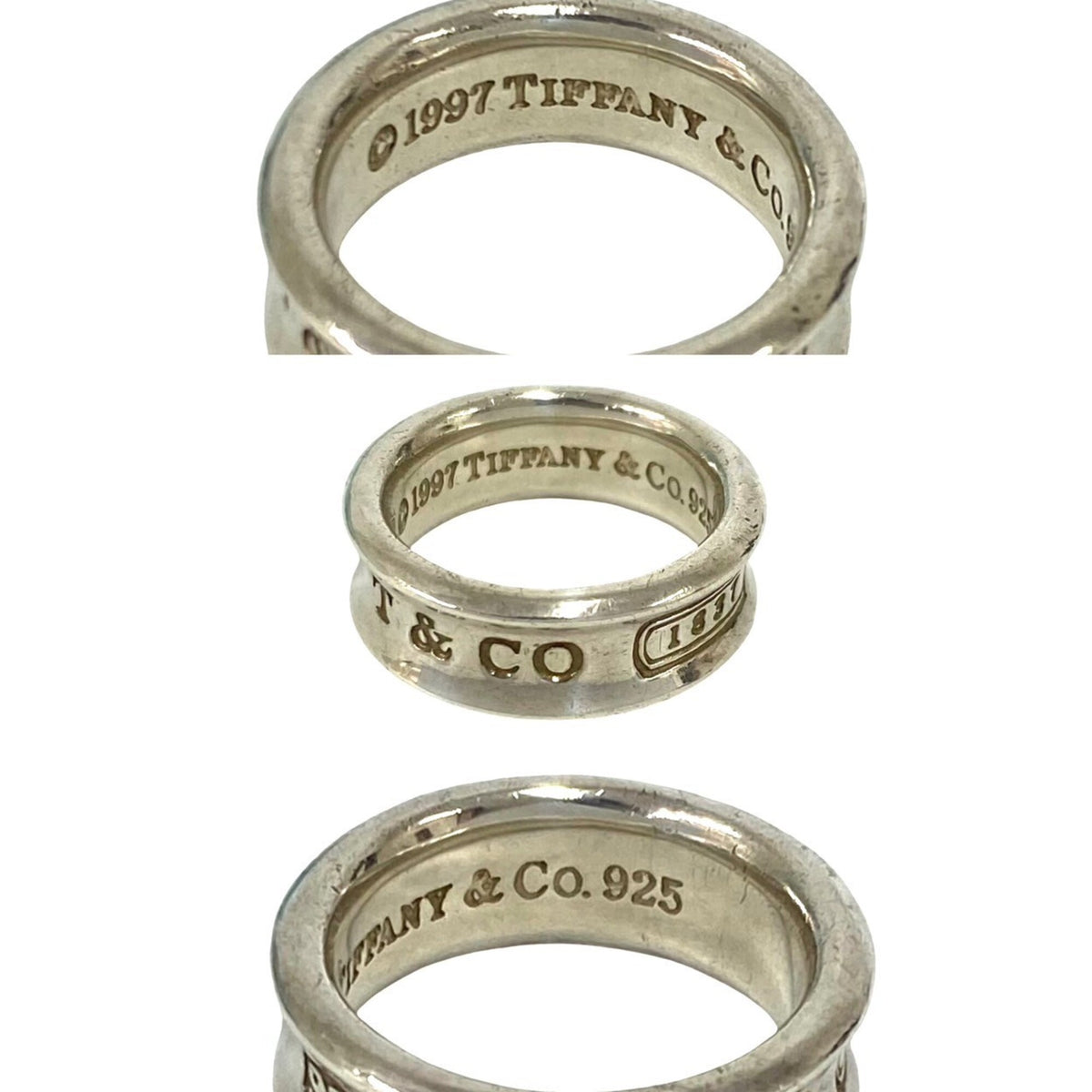 Tiffany Silver Silver 925 Band Ring (Pre-Owned)
