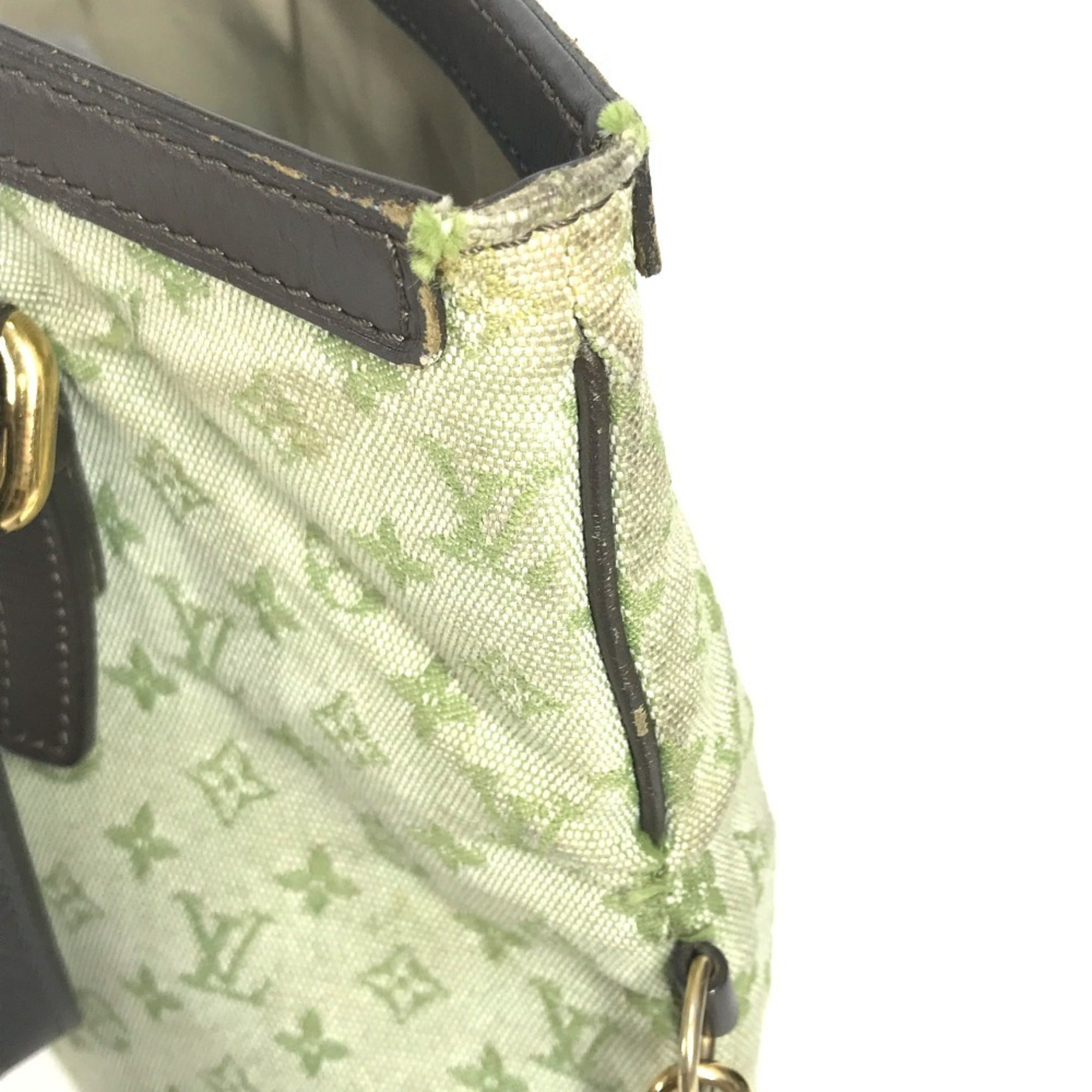 Louis Vuitton Galle Khaki Monogram Monogram Mini Handbag Shoulder Bag Tote Bag (Pre-Owned)