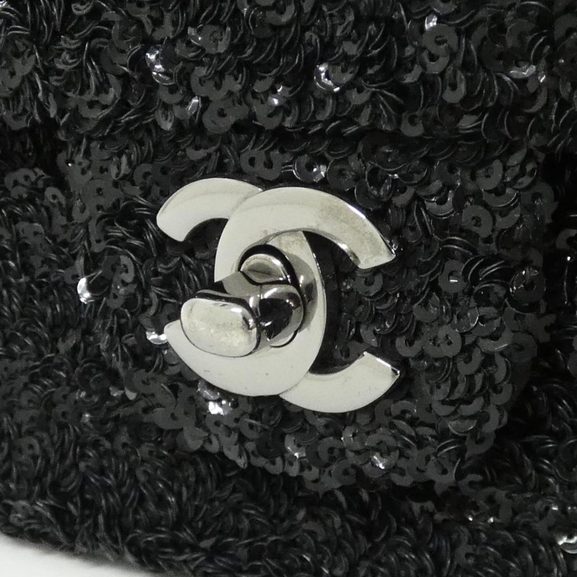 Chanel Black Spangles Shoulder Bag (Pre-Owned)