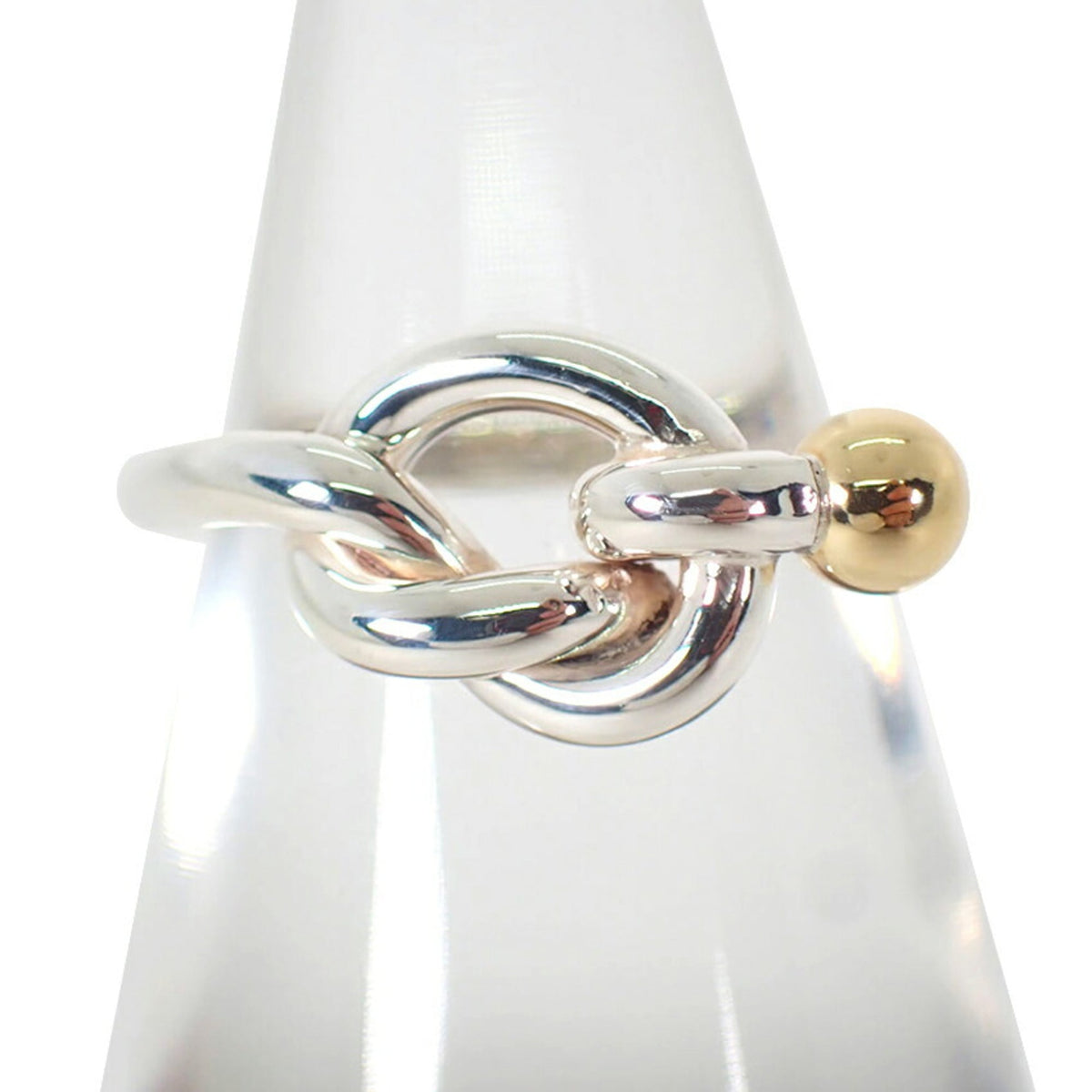 Tiffany Yellow Gold (18K) Sterling Silver 925 Band Ring (Pre-Owned)