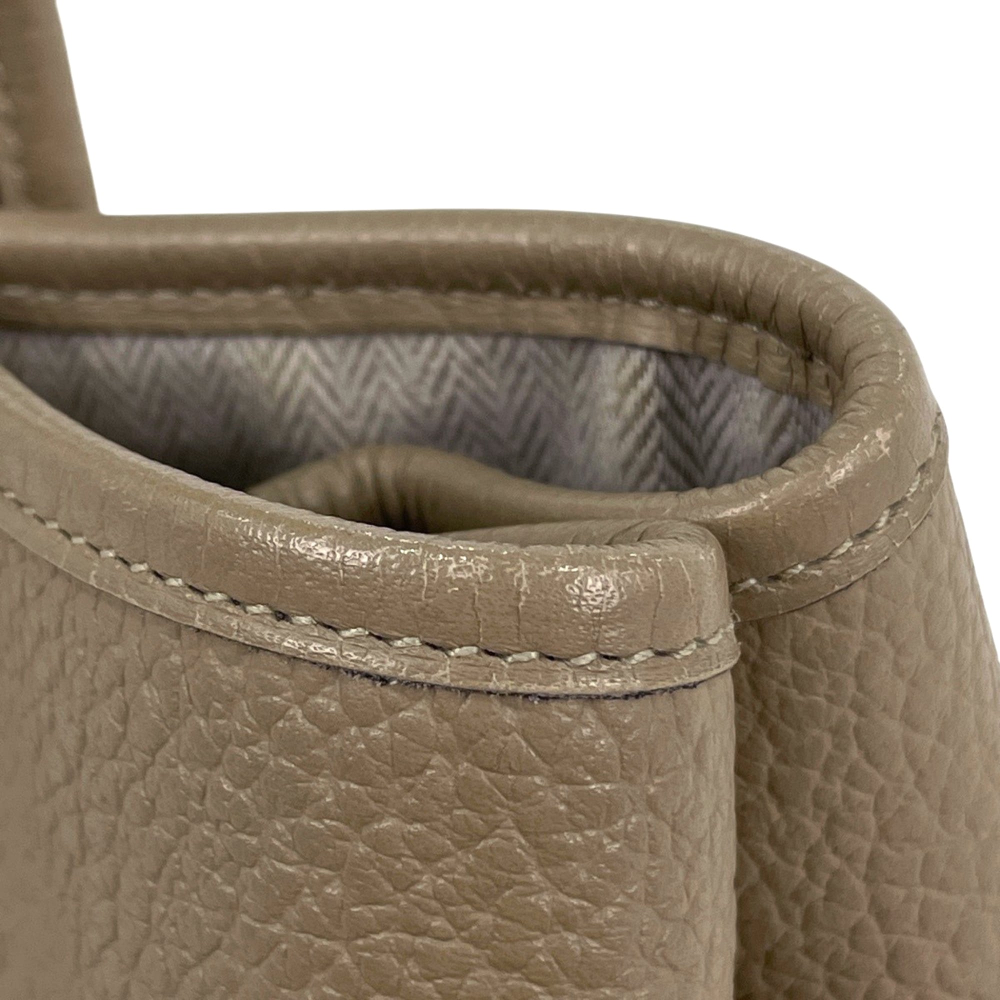 Hermes Garden Vache Leather Handbag Tote Bag (Pre-Owned)