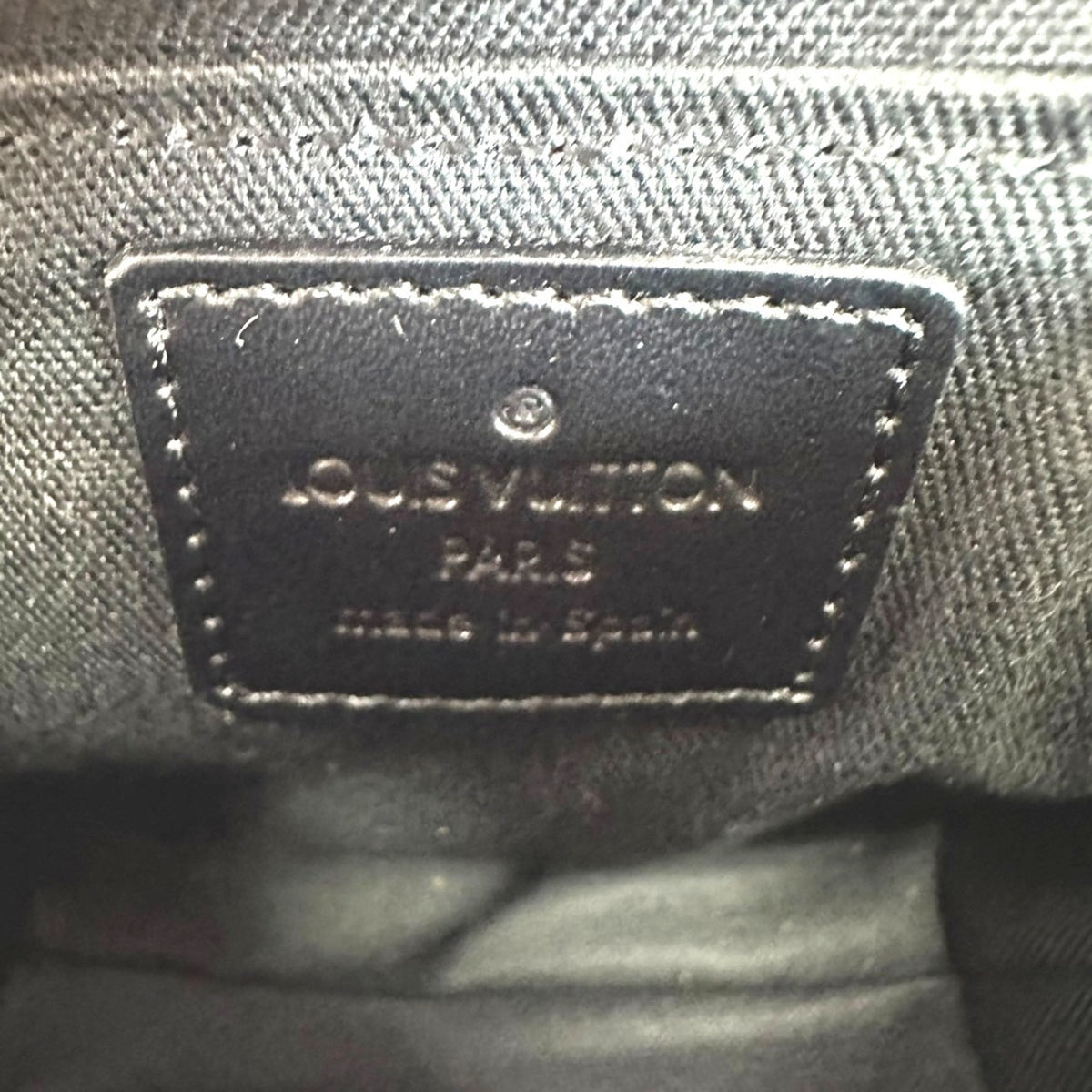 Louis Vuitton Brown Leather Pouch (Pre-Owned)