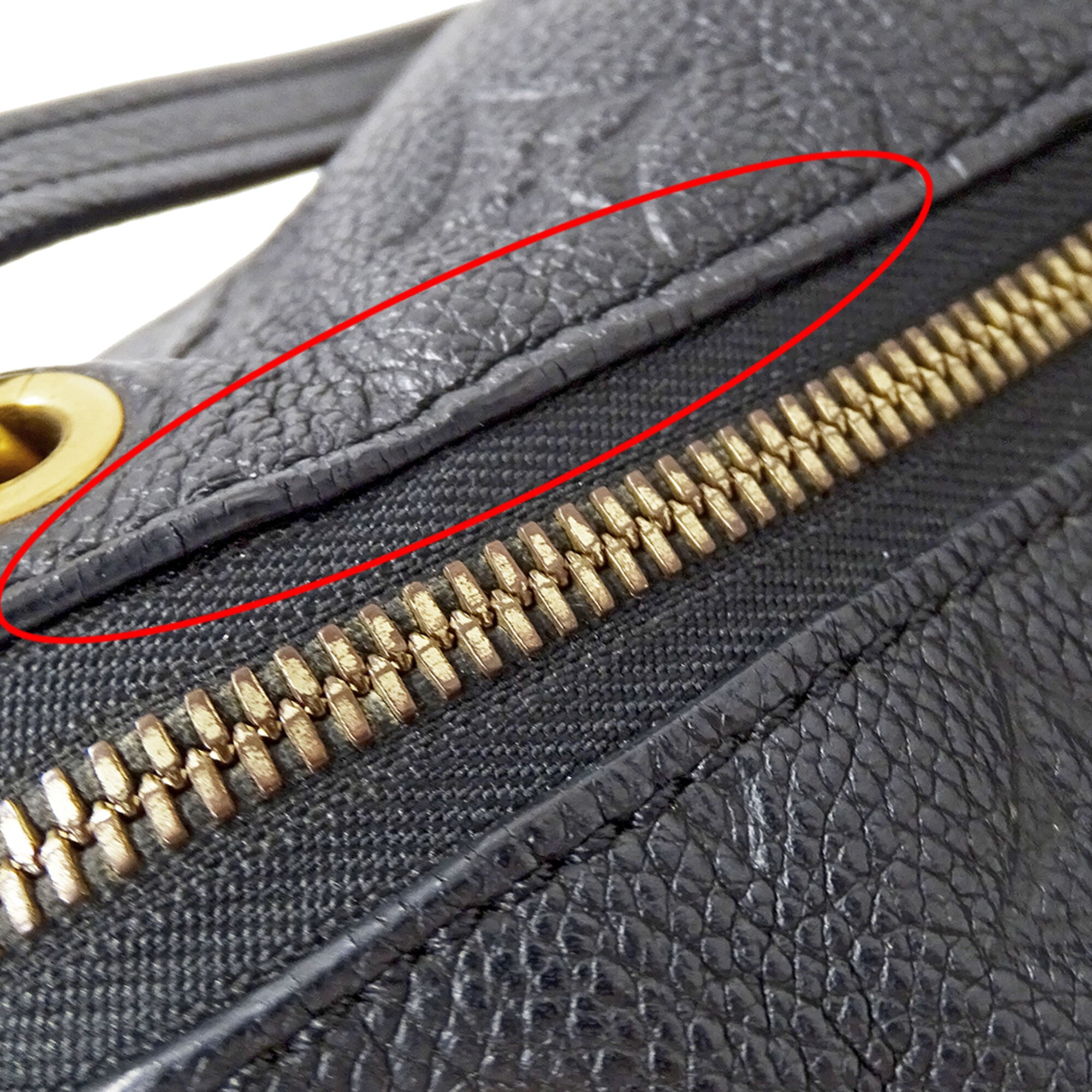 Louis Vuitton Black Galle Monogram Noir Monogram Empreinte Handbag Shoulder Bag (Pre-Owned)