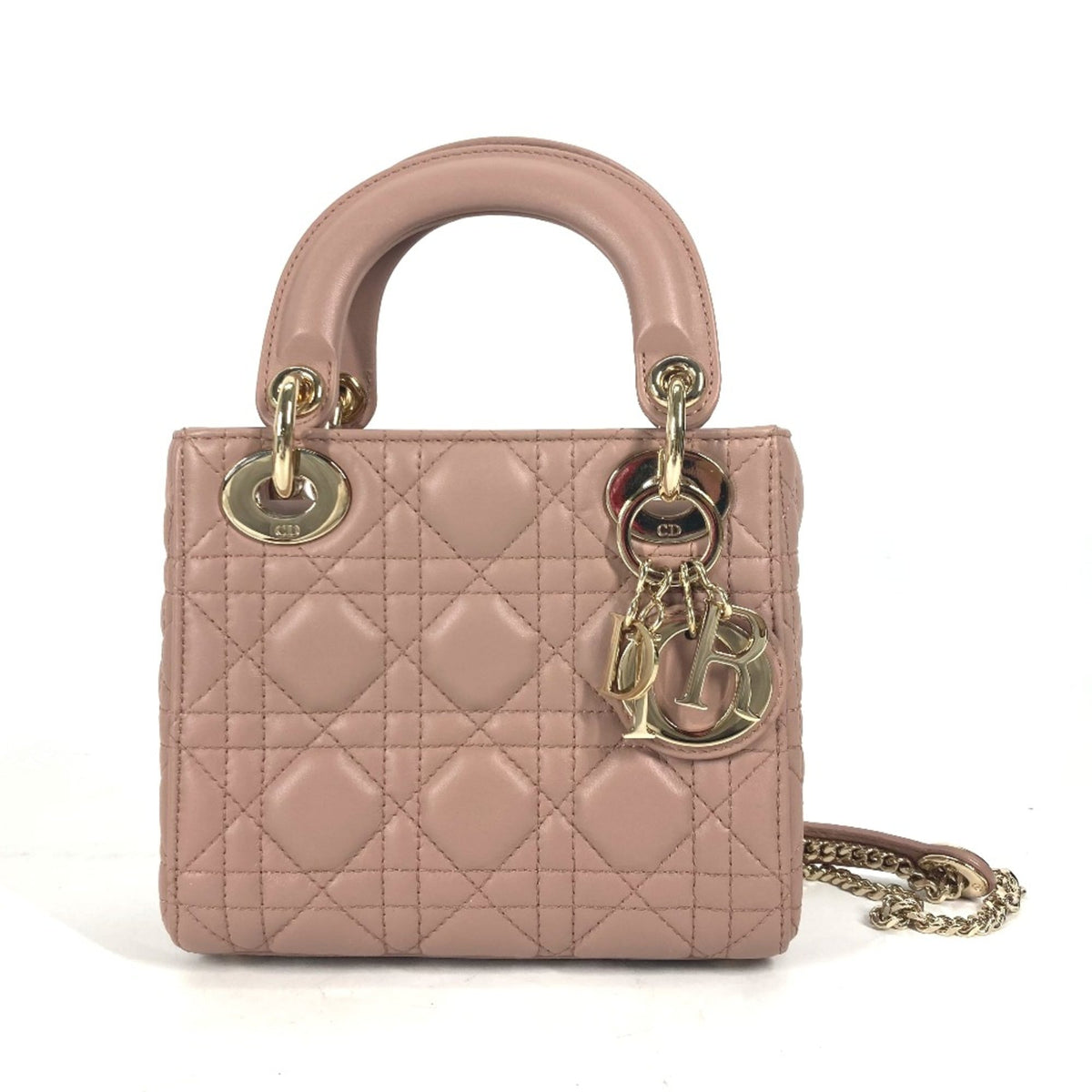 Christian Dior Beige Leather Handbag (Pre-Owned)