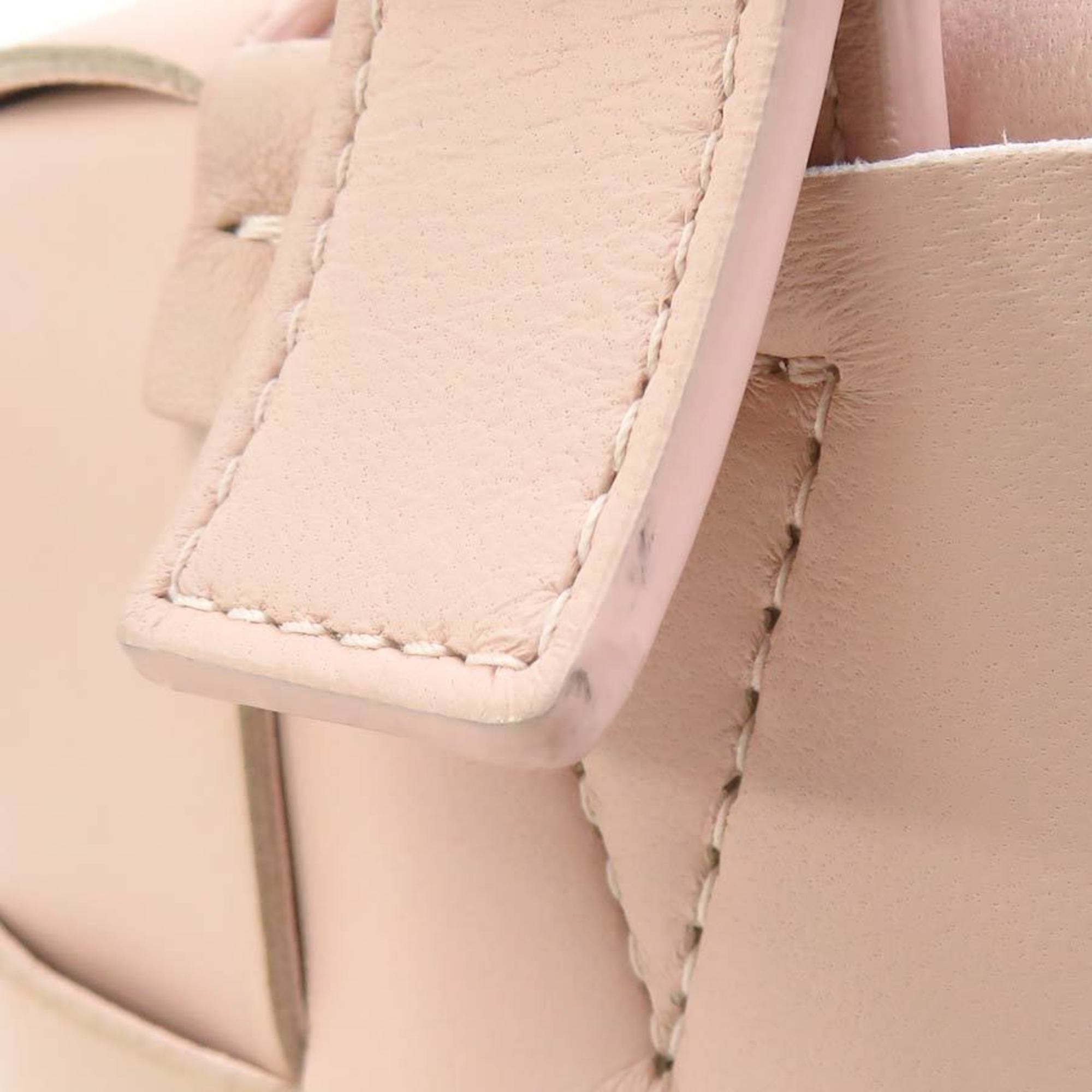 Bottega Veneta Light Pink Leather Handbag (Pre-Owned)