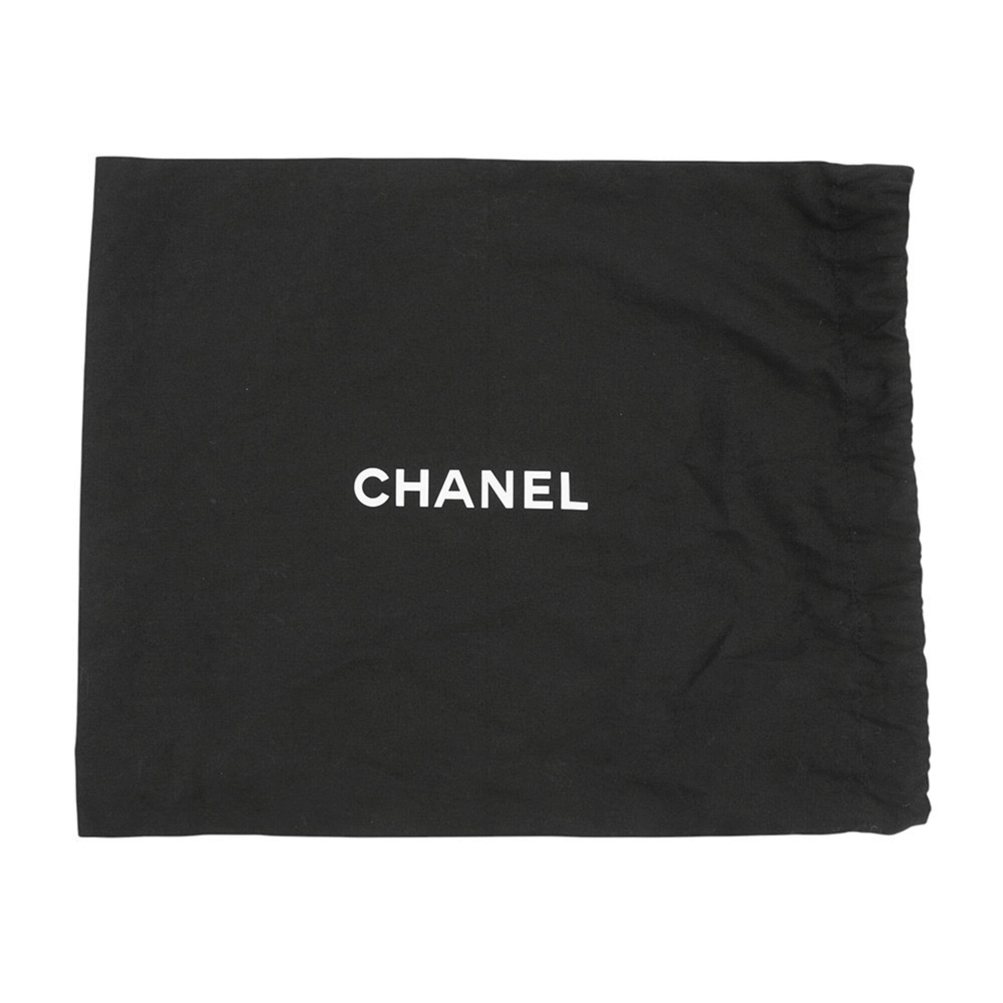 Chanel Black Grained Calfskin Shoulder Bag (Pre-Owned)