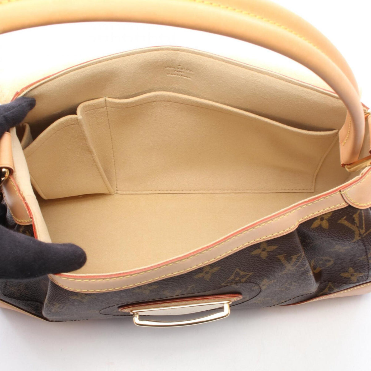 Louis Vuitton Brown Monogram Pvc Coated Canvas Leather Shoulder Bag (Pre-Owned)