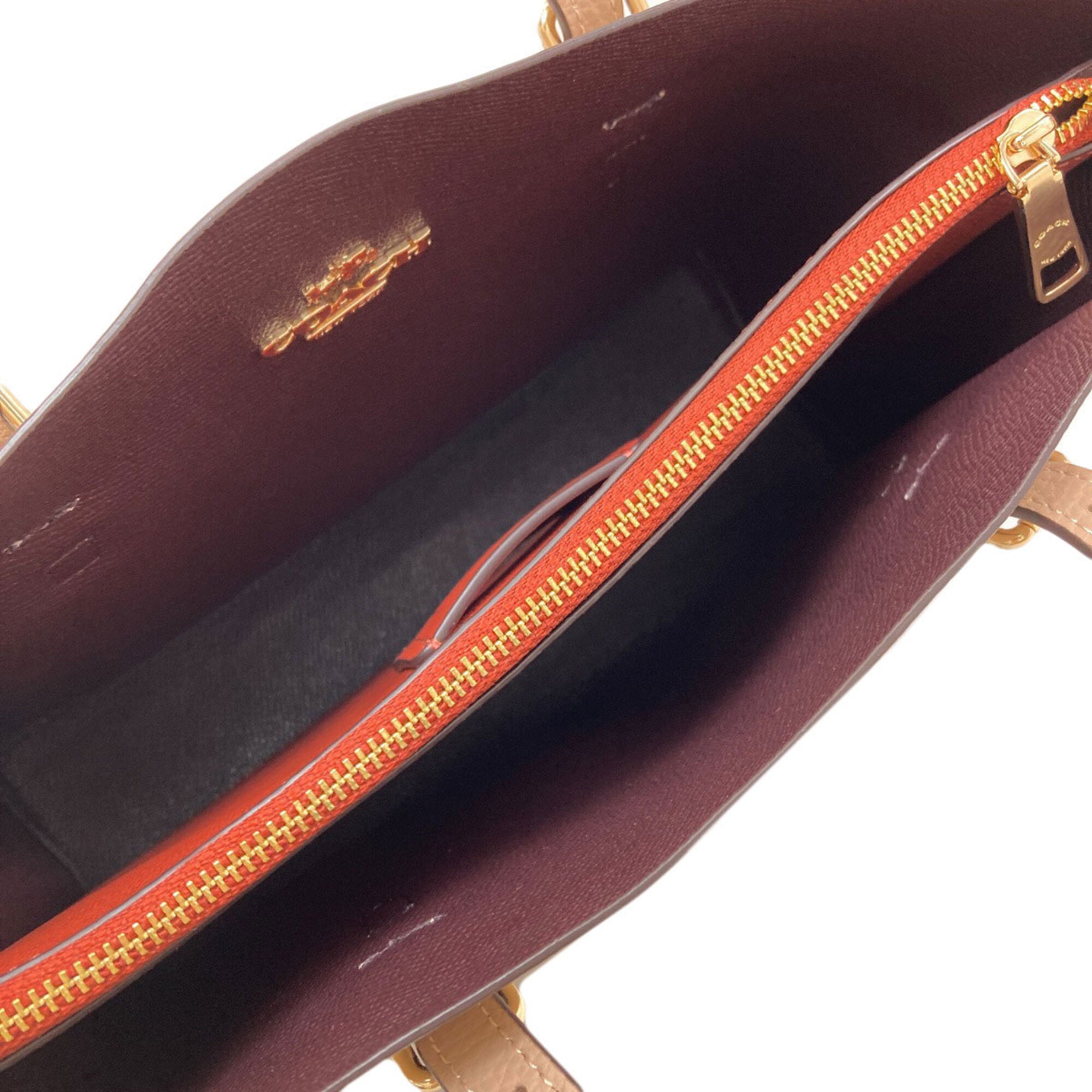 Coach Brown Leather Handbag (Pre-Owned)