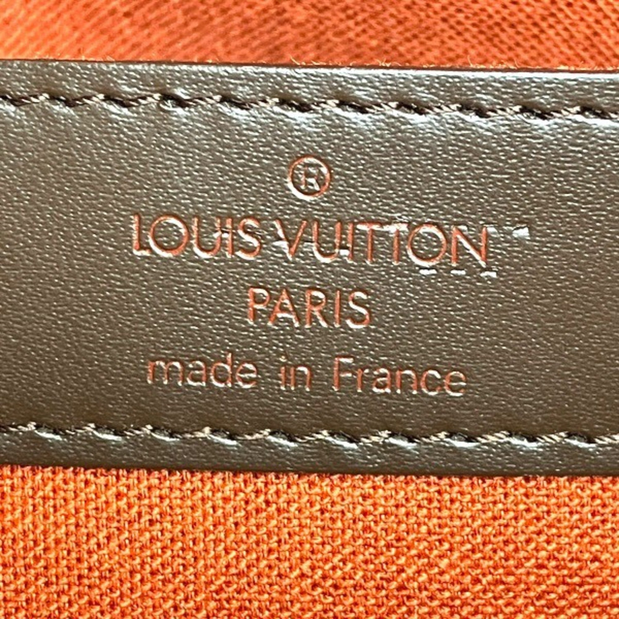 Louis Vuitton Brown Handbag Shoulder Bag (Pre-Owned)