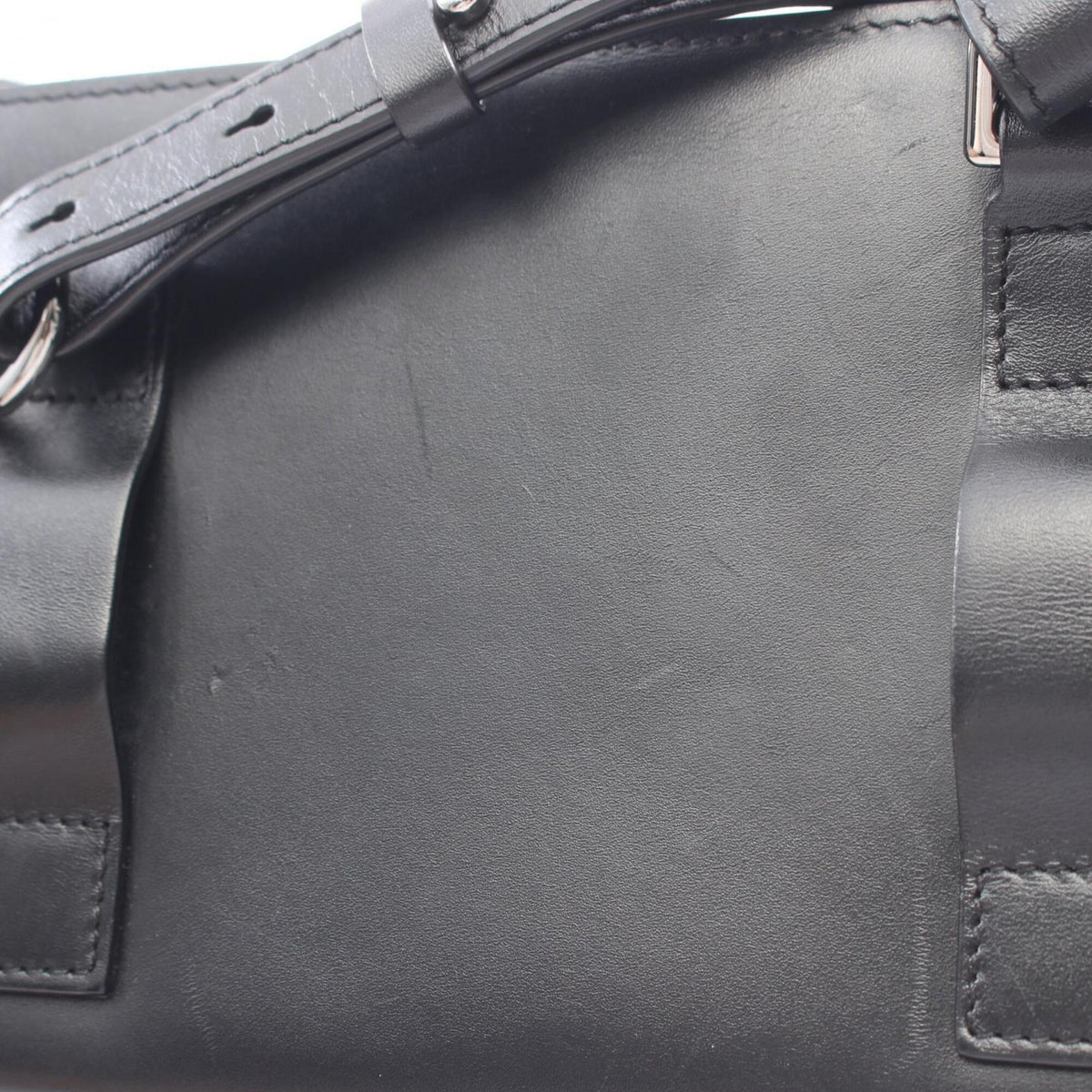 Christian Dior Black Leather Handbag Shoulder Bag (Pre-Owned)