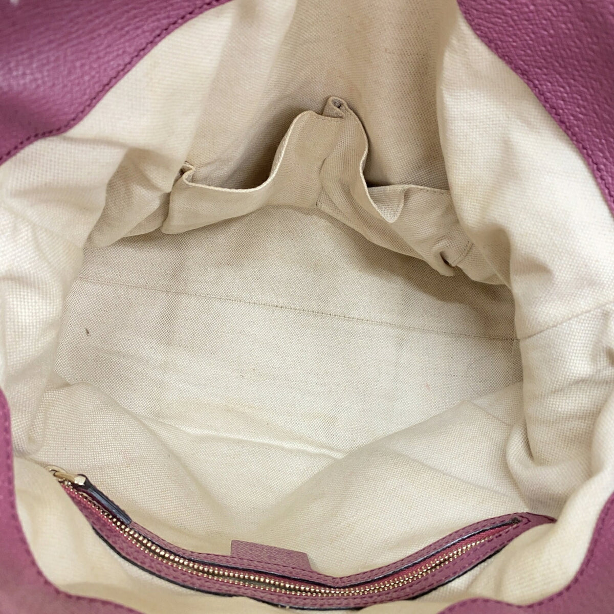 Gucci Brown Purple Canvas Handbag (Pre-Owned)