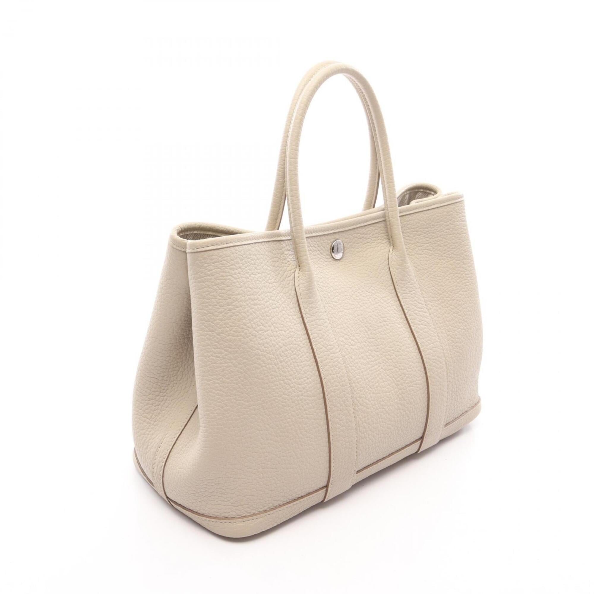 Hermes Gray Negonda Leather Handbag Tote Bag (Pre-Owned)
