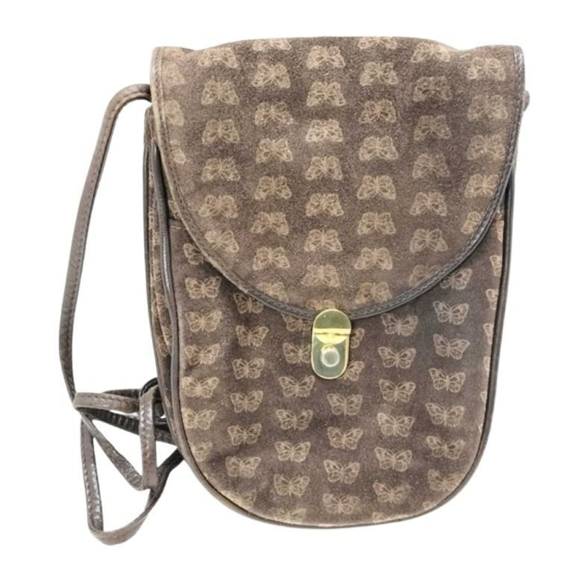 Bottega Veneta Brown Suede Leather Shoulder Bag (Pre-Owned)
