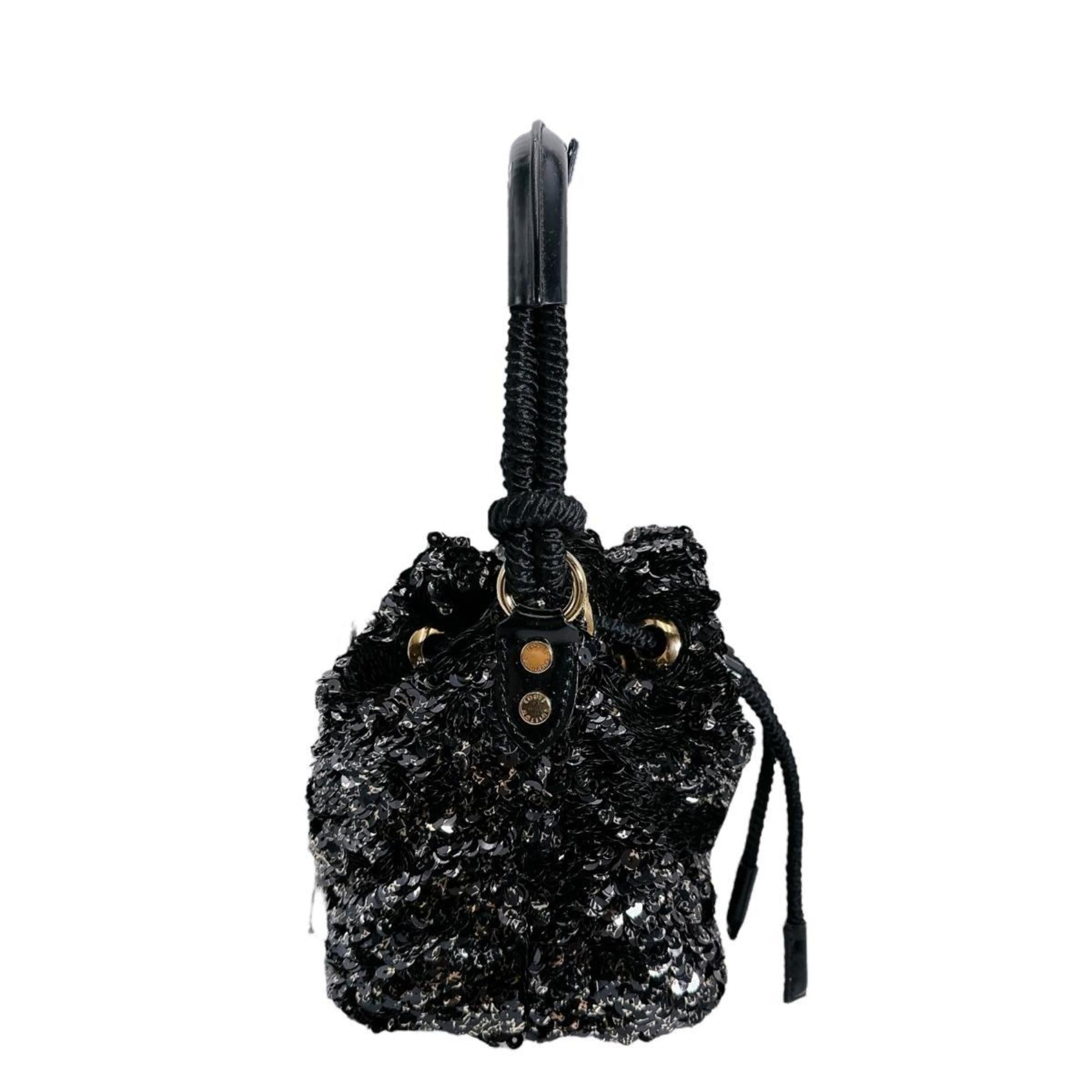 Louis Vuitton Black Spangles Handbag (Pre-Owned)