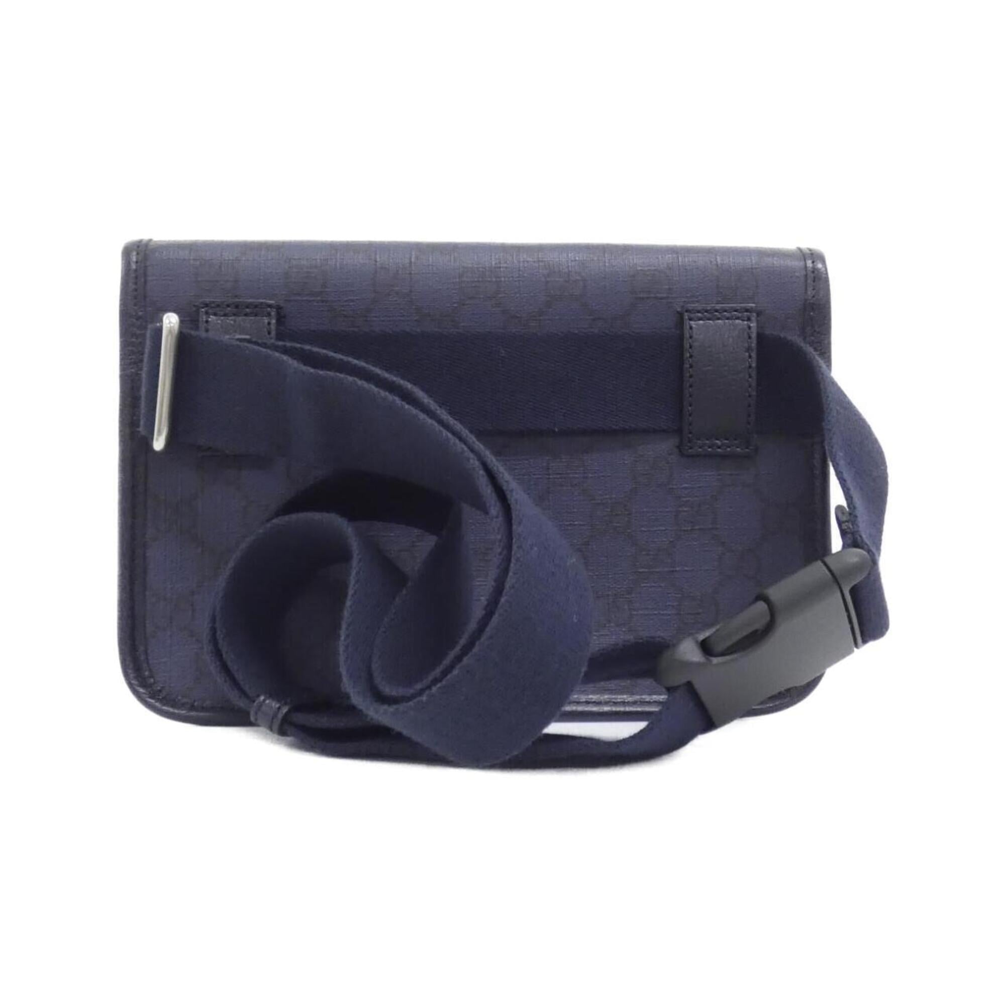 Gucci Black Blue Gg Supreme Canvas (Pre-Owned)