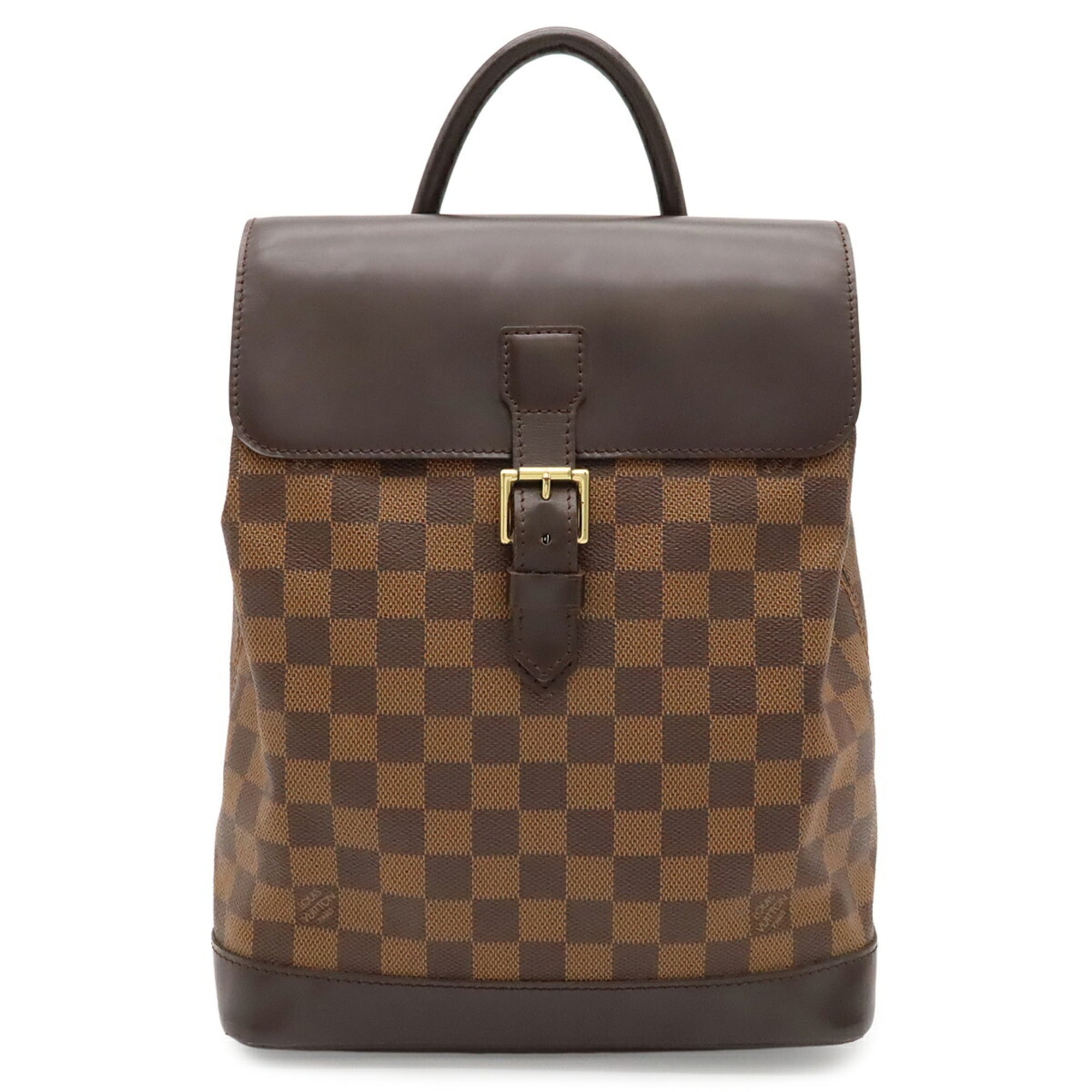 Louis Vuitton Brown Pvc Coated Canvas Damier Canvas Backpack Shoulder Bag (Pre-Owned)