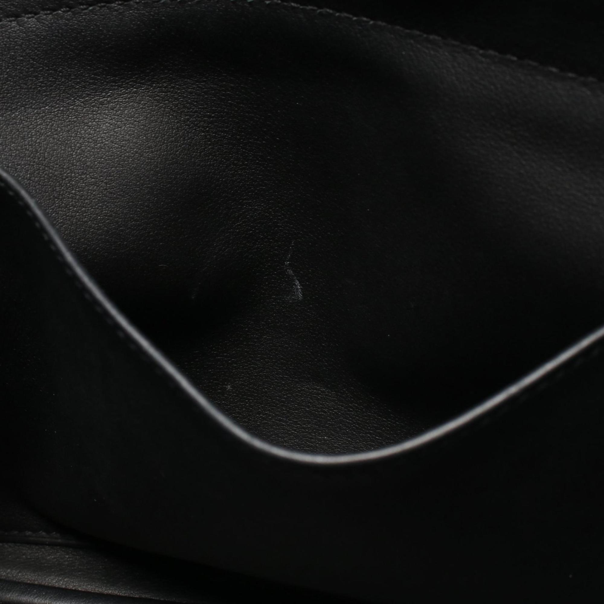 Hermes Black Taurillon Clemence Leather Handbag (Pre-Owned)