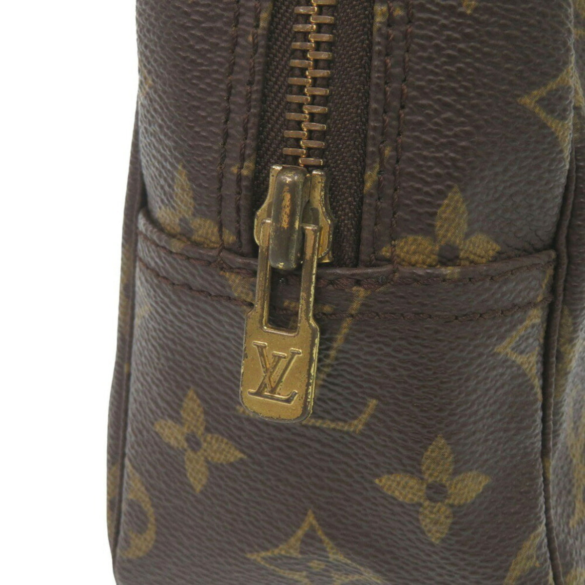 Louis Vuitton Brown Monogram Monogram Clutch Bag Pouch (Pre-Owned)