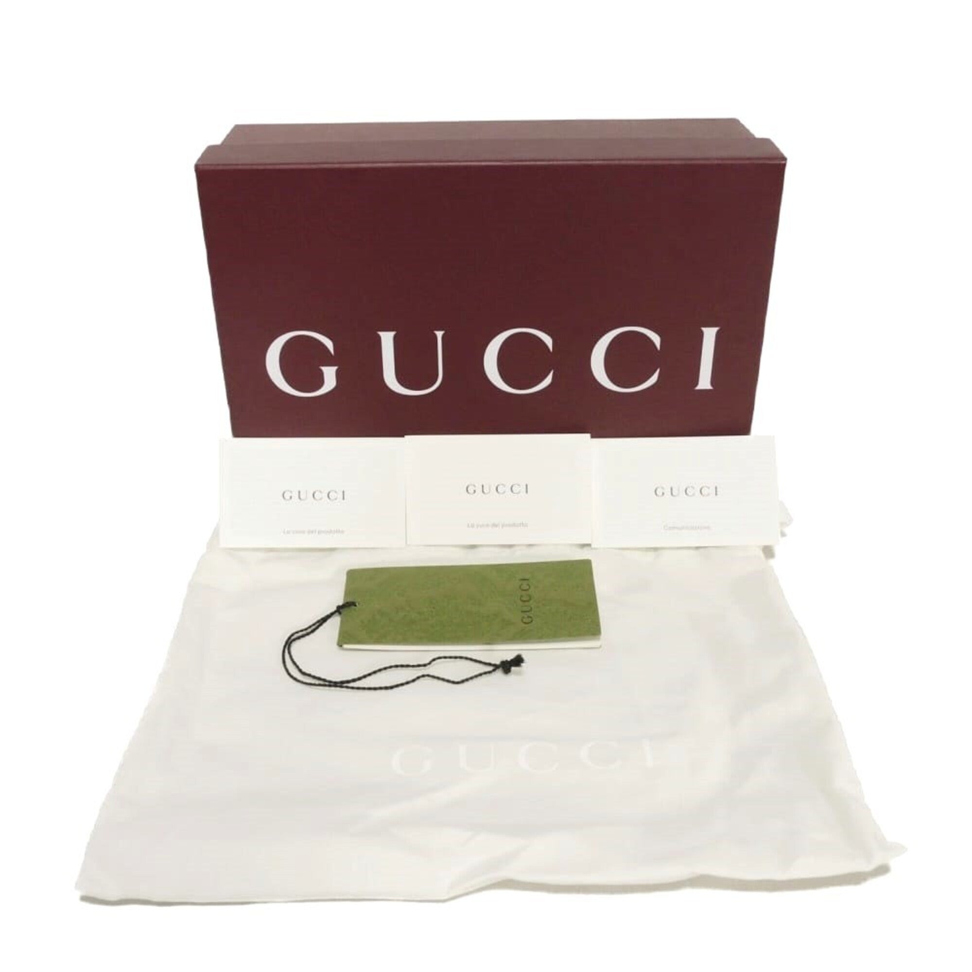 Gucci Beige Gg Supreme Leather Shoulder Bag (Pre-Owned)