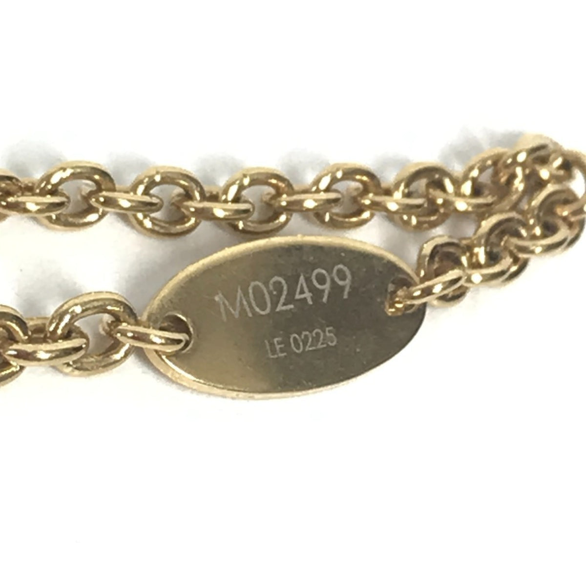 Louis Vuitton Gold Multi-Color Metal Necklace (Pre-Owned)