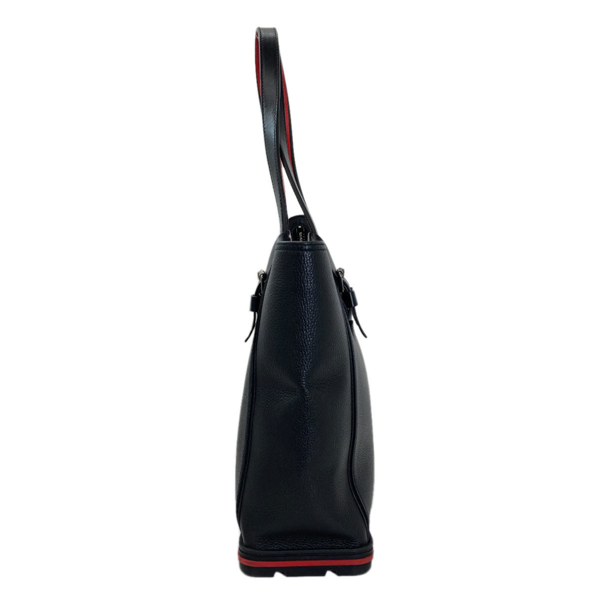 Christian Louboutin Black Leather Tote Bag (Pre-Owned)