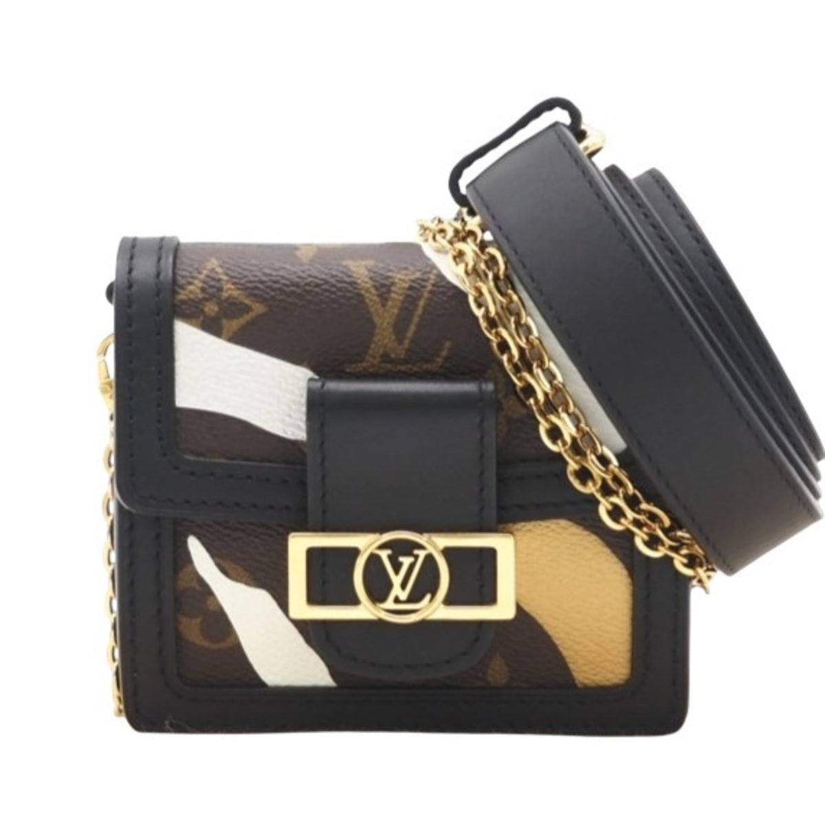 Louis Vuitton Beige Brown Monogram Monogram Handbag (Pre-Owned)