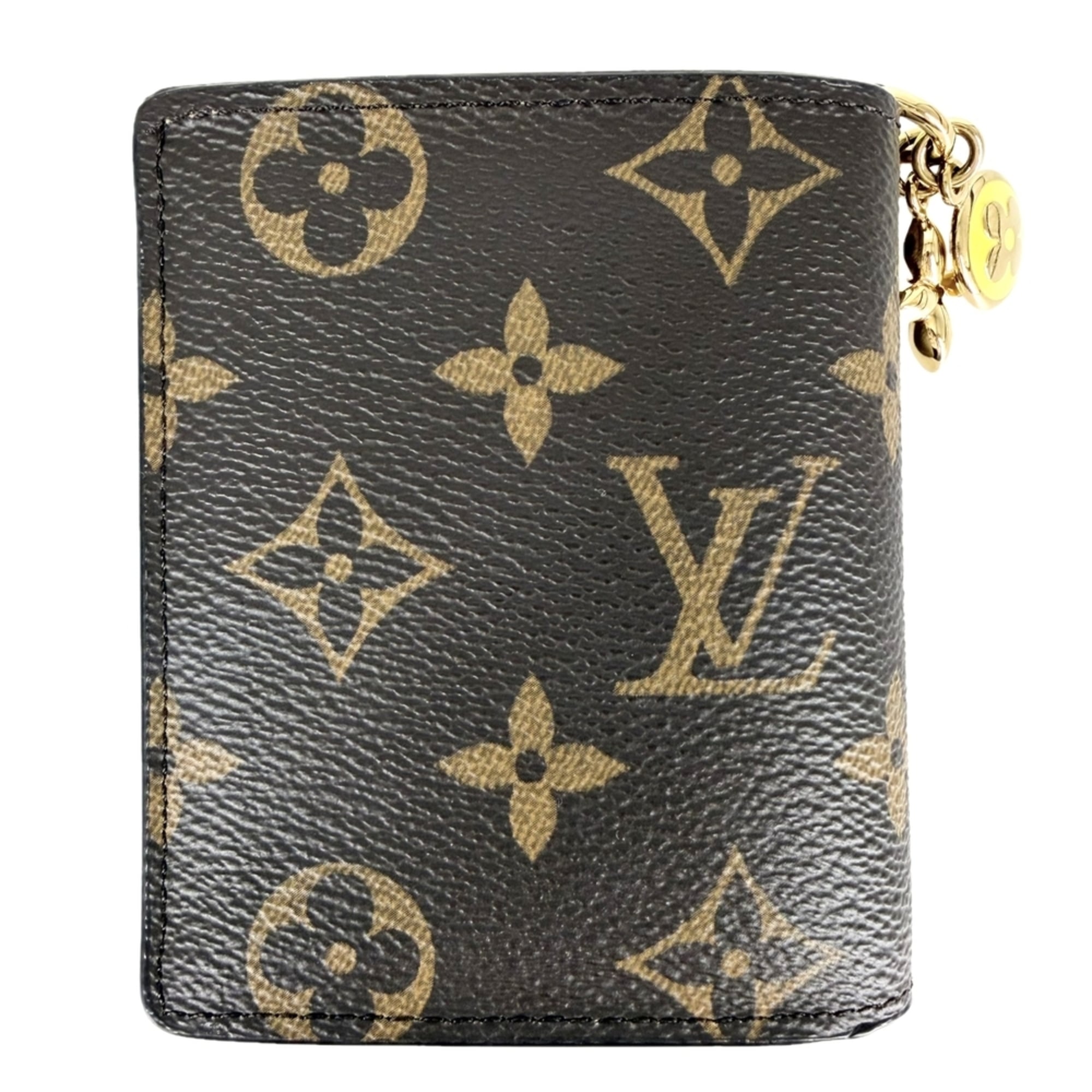 Louis Vuitton Monogram Brown Yellow Monogram Canvas Wallet (Bi-Fold) (Pre-Owned)