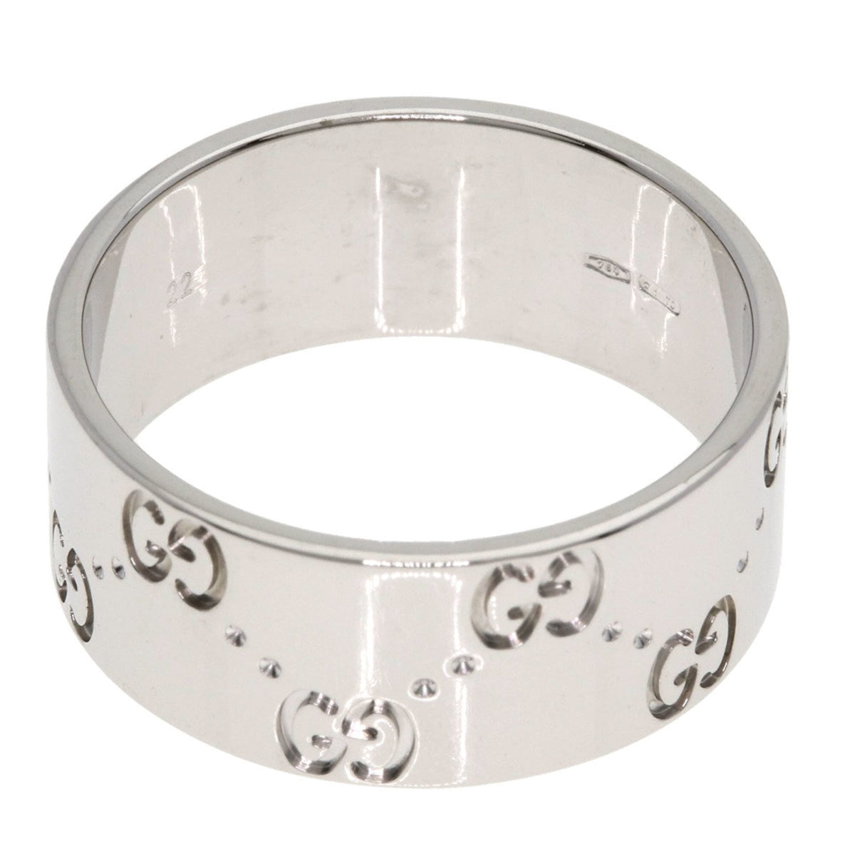 Gucci White Gold (18K) Band Ring (Pre-Owned)