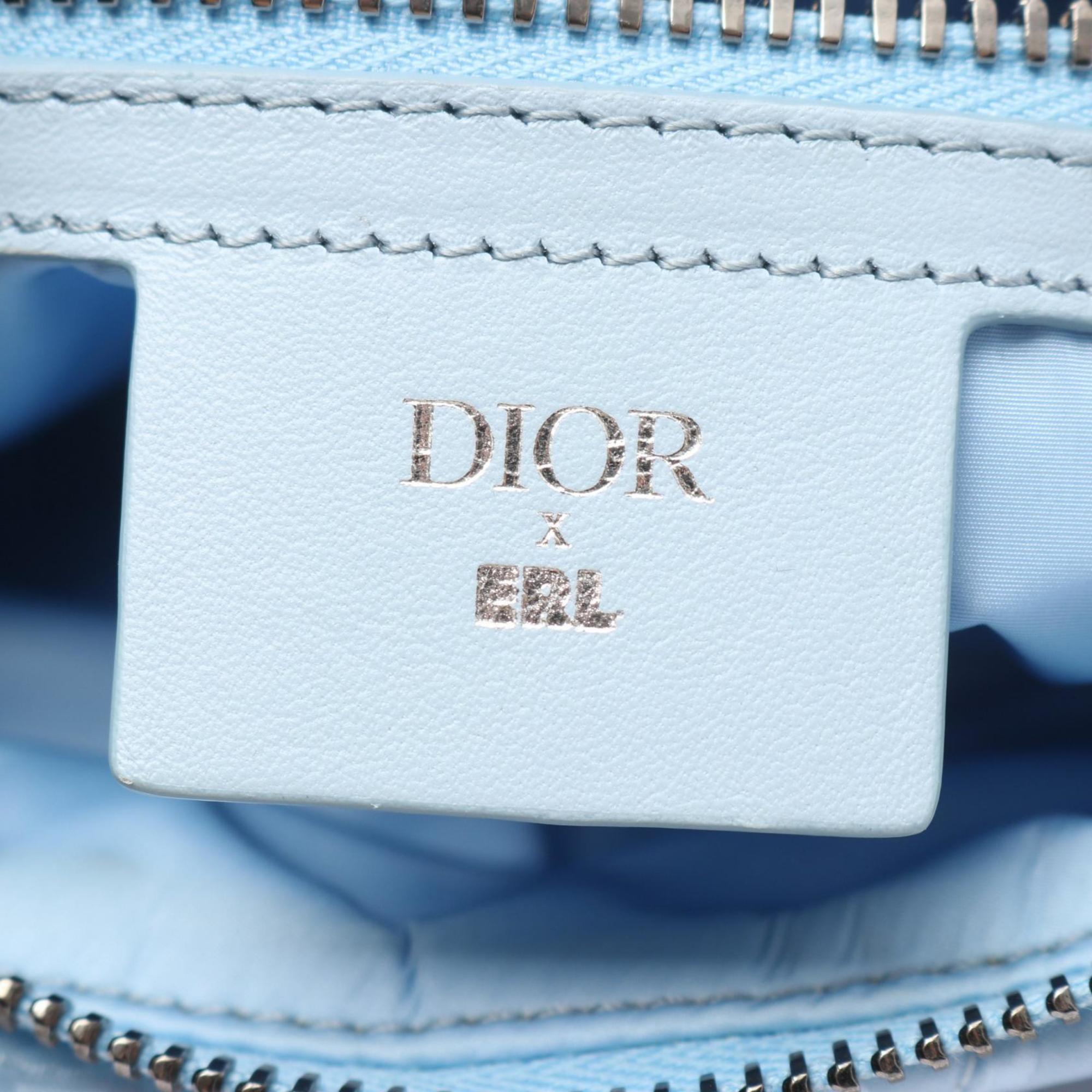 Christian Dior Blue Nylon Fanny Pack Saddle Bag (Pre-Owned)