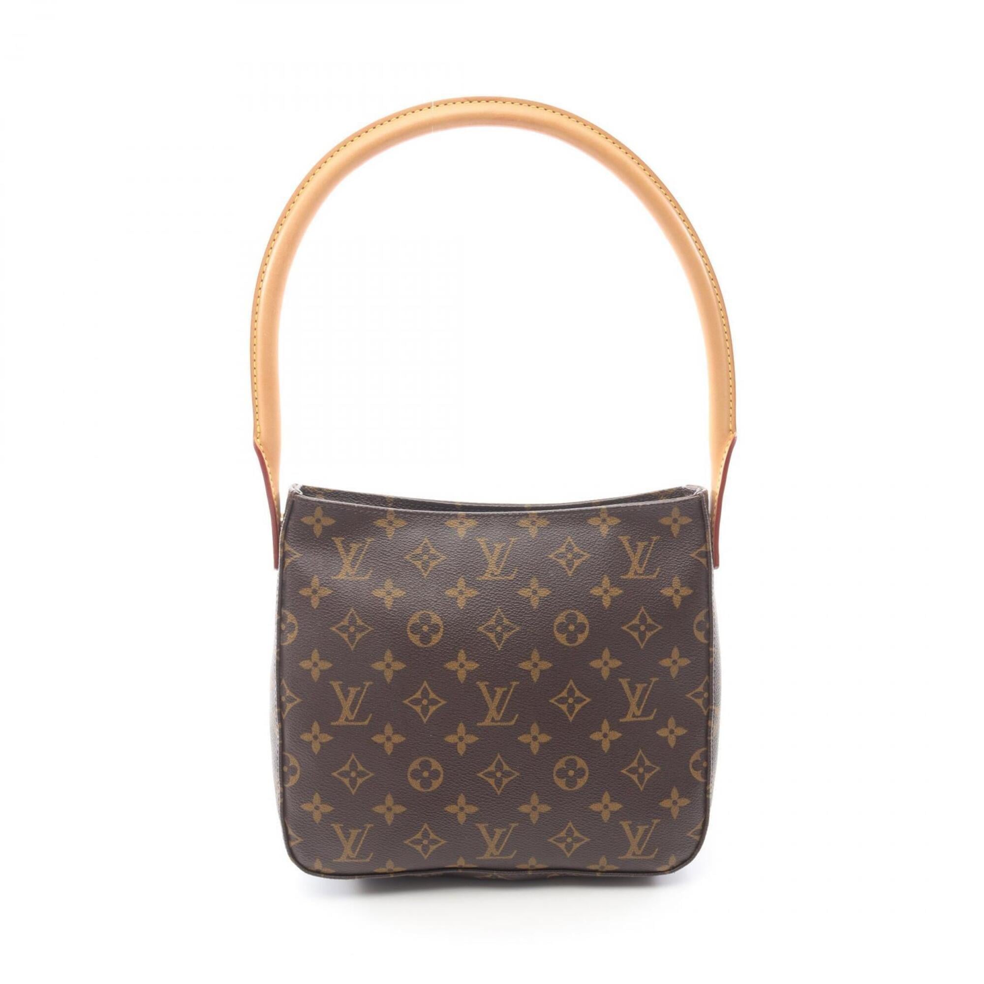 Louis Vuitton Brown Monogram Coated Canvas Handbag Shoulder Bag (Pre-Owned)