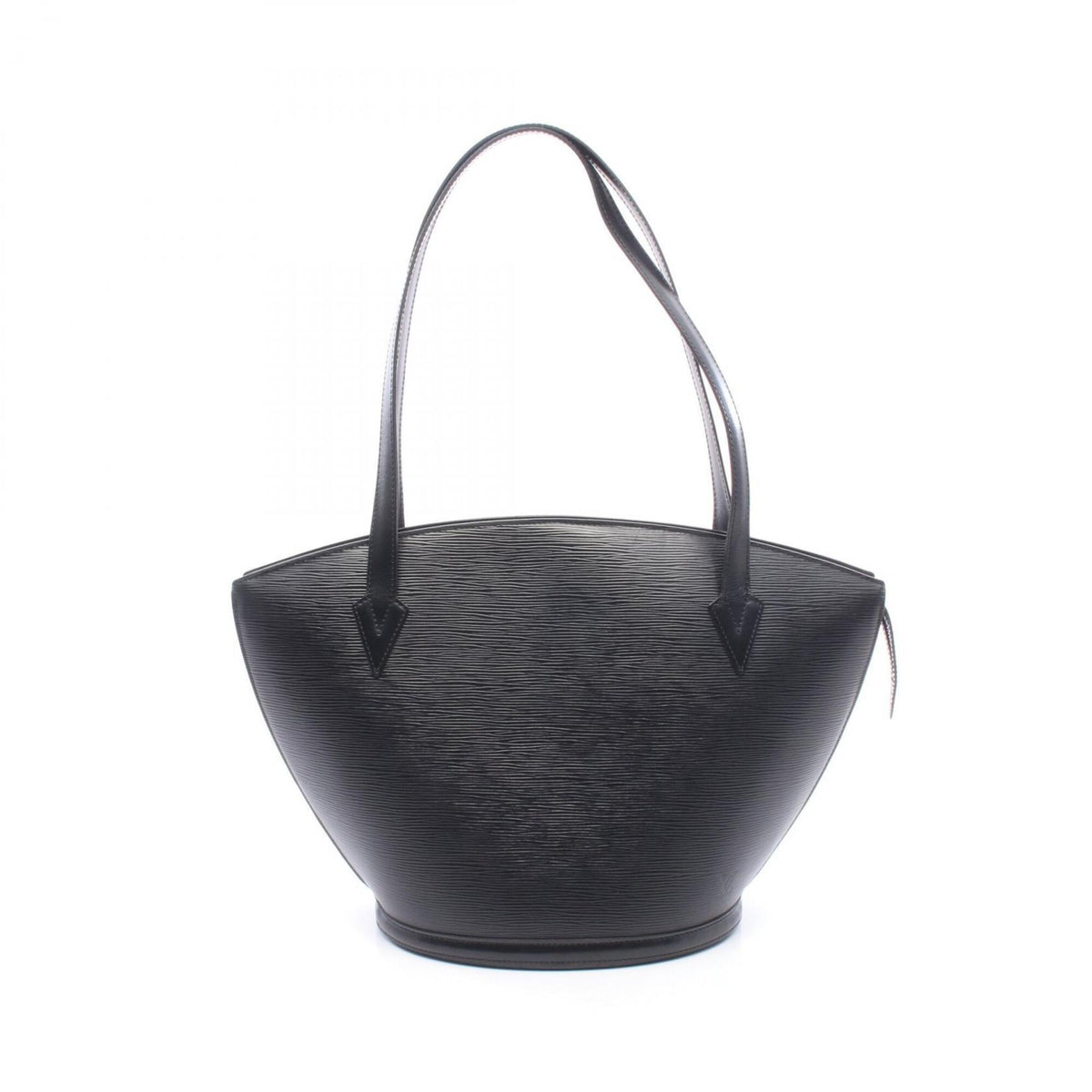 Louis Vuitton Black Noir Leather Handbag Shoulder Bag (Pre-Owned)