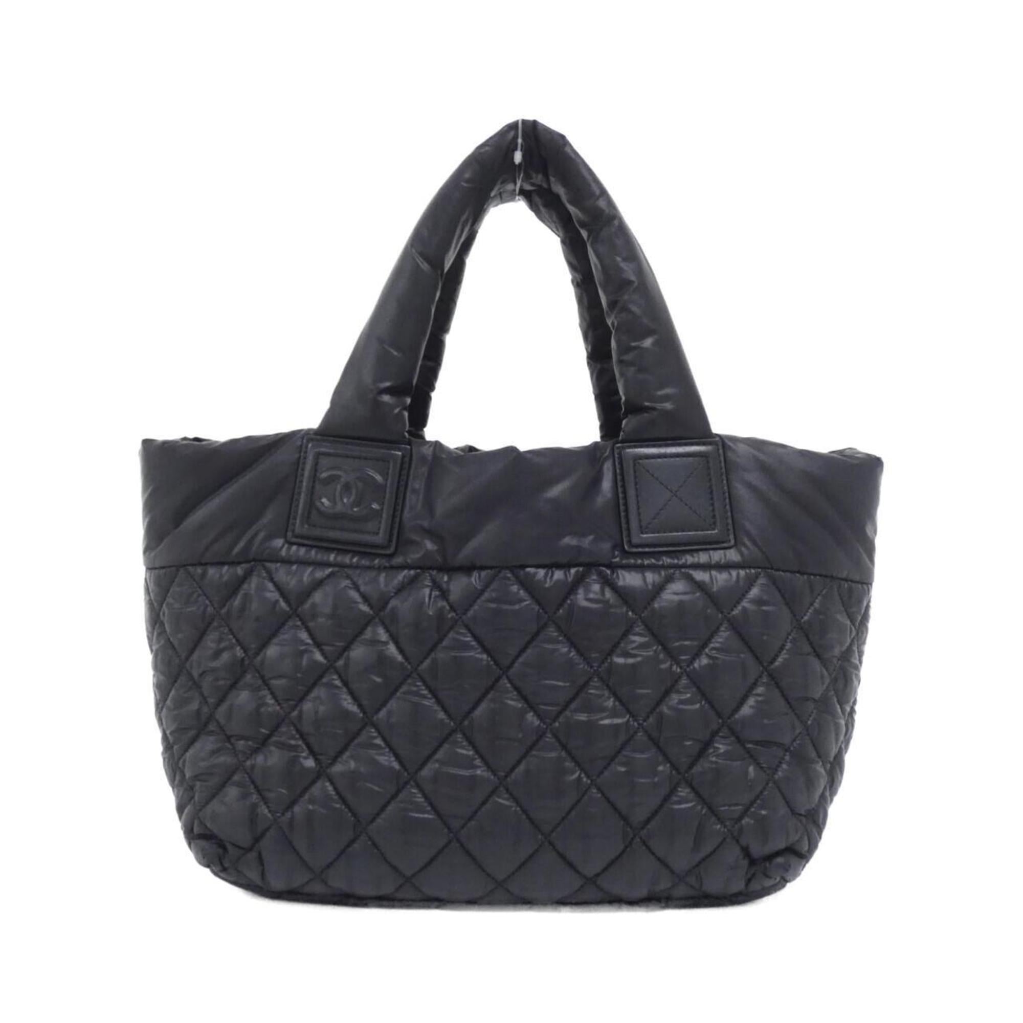 Chanel Black Nylon Handbag (Pre-Owned)