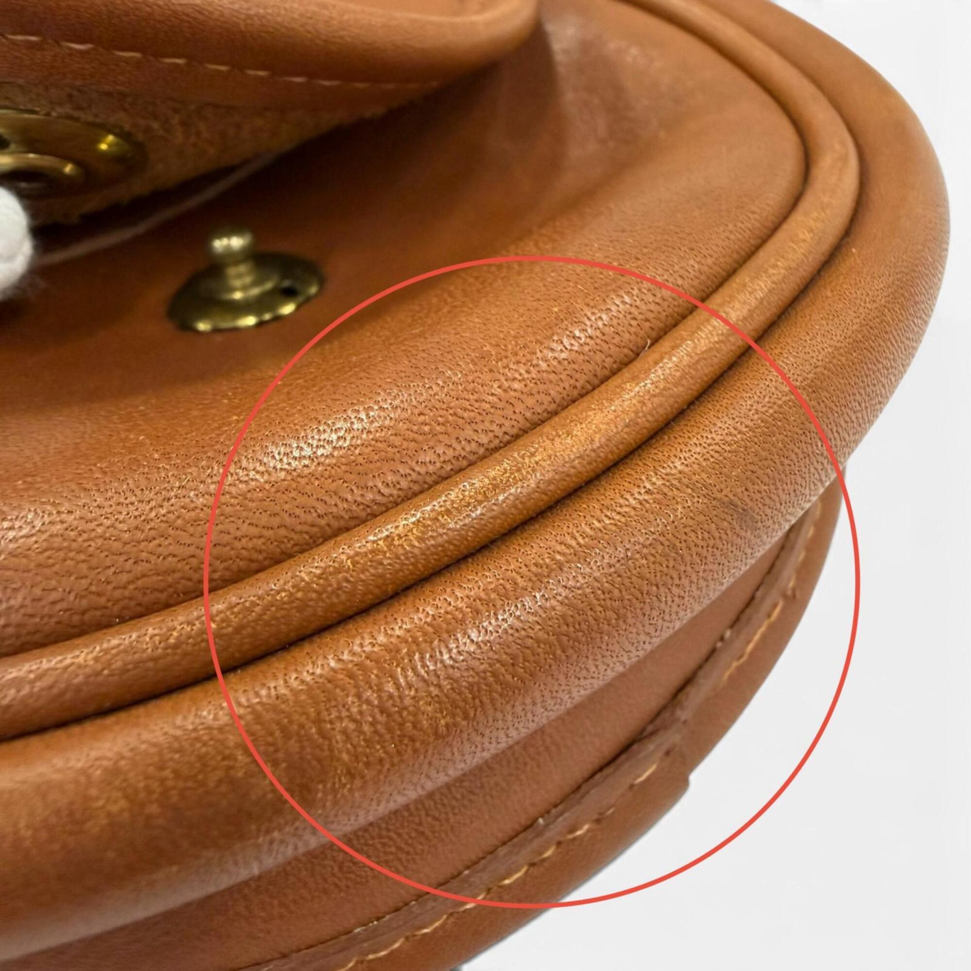 Coach Brown Leather Shoulder Bag (Pre-Owned)
