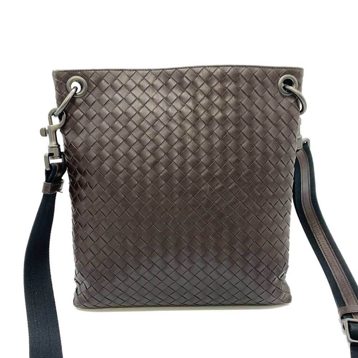 Bottega Veneta Brown Intrecciato Shoulder Bag (Pre-Owned)
