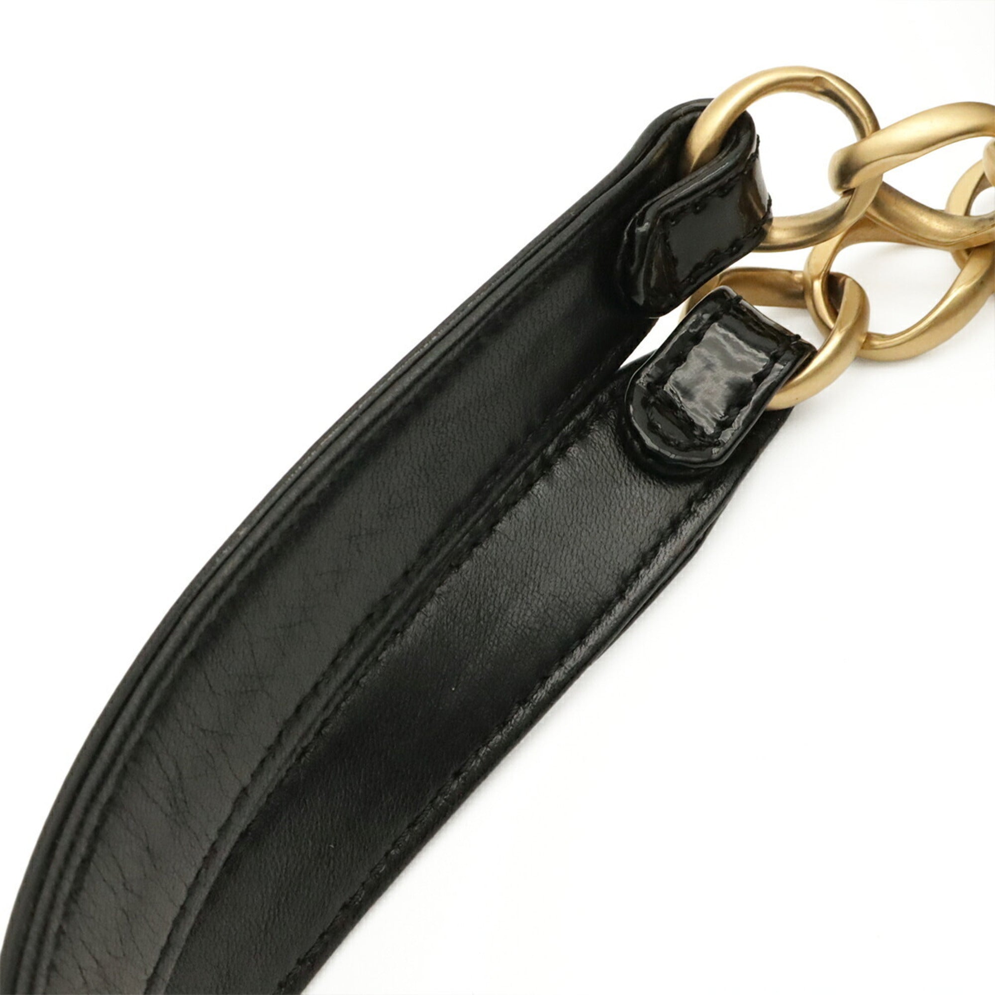 Chanel Black Leather Shoulder Bag Tote Bag (Pre-Owned)