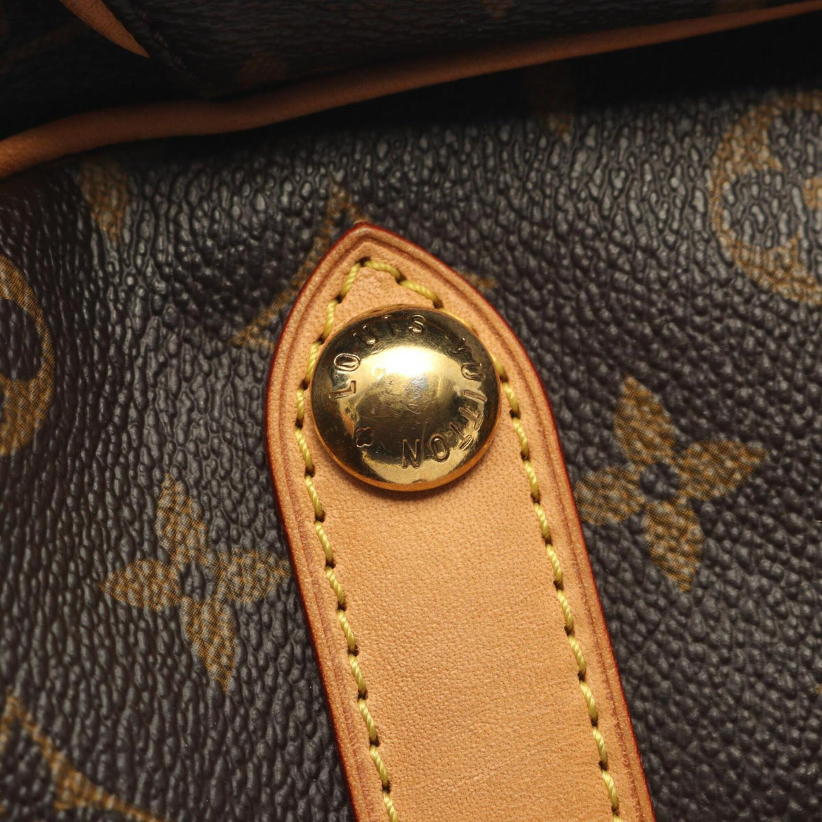 Louis Vuitton Brown Pvc Leather Handbag Shoulder Bag (Pre-Owned)