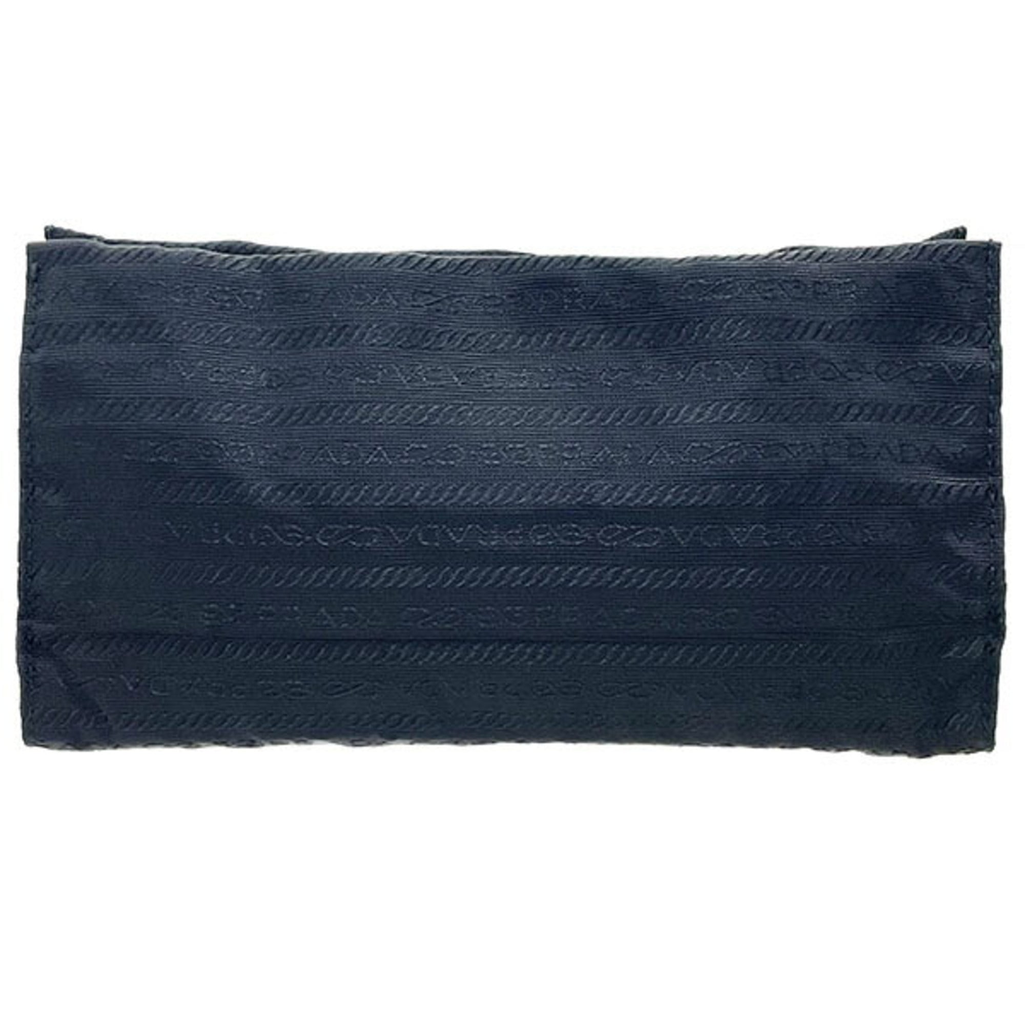 Prada Black Nero Tessuto Pouch (Pre-Owned)