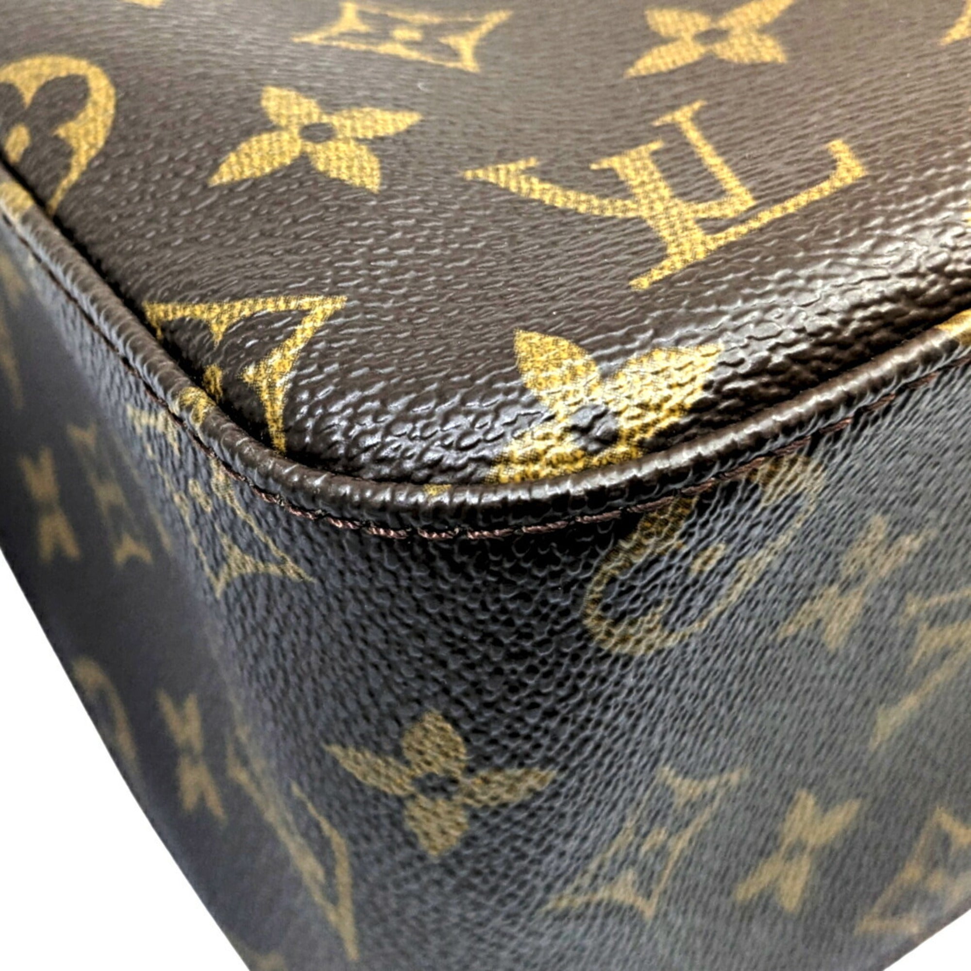 Louis Vuitton Brown Monogram Shoulder Bag (Pre-Owned)